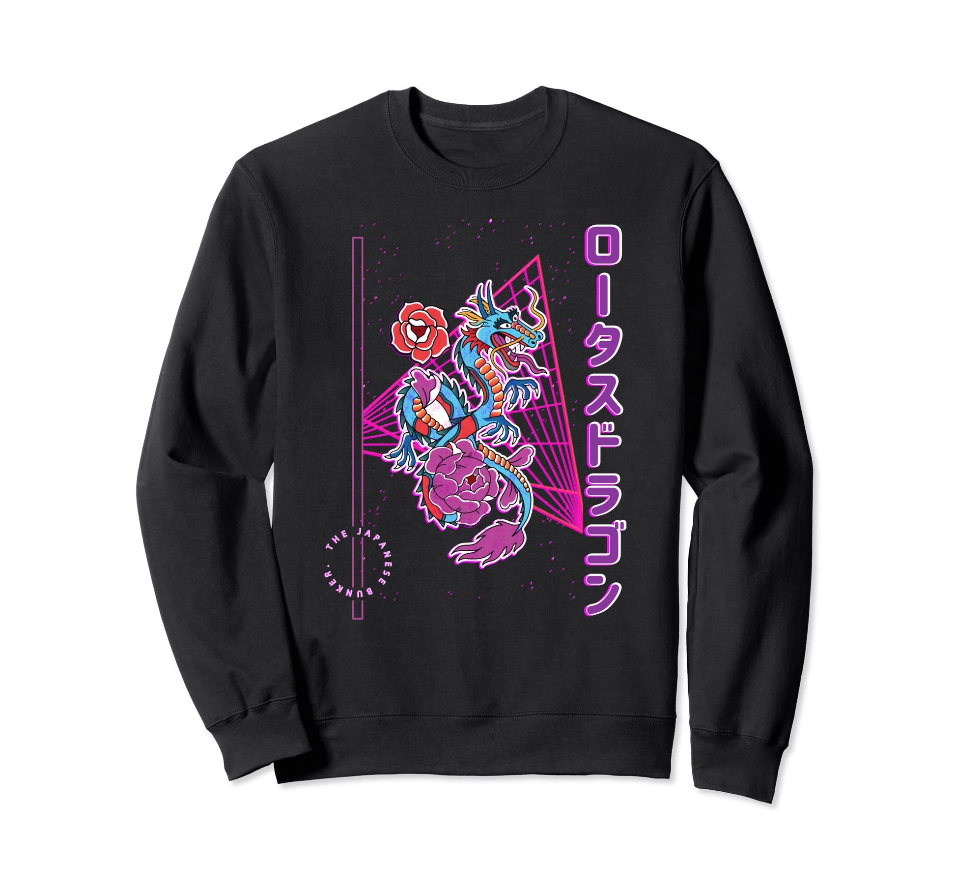 Vaporwave Japanese Aesthetic Sweatshirt - Novelty Apparel for Adults - T-Shirt, Sweatshirt, Hoodie