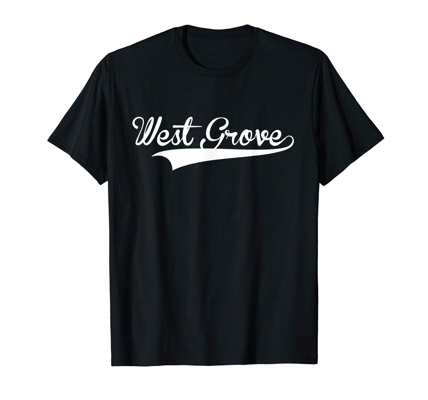 West Grove Baseball Font T-Shirt - Custom Art Print for Adults - T-Shirt, Sweatshirt, Hoodie