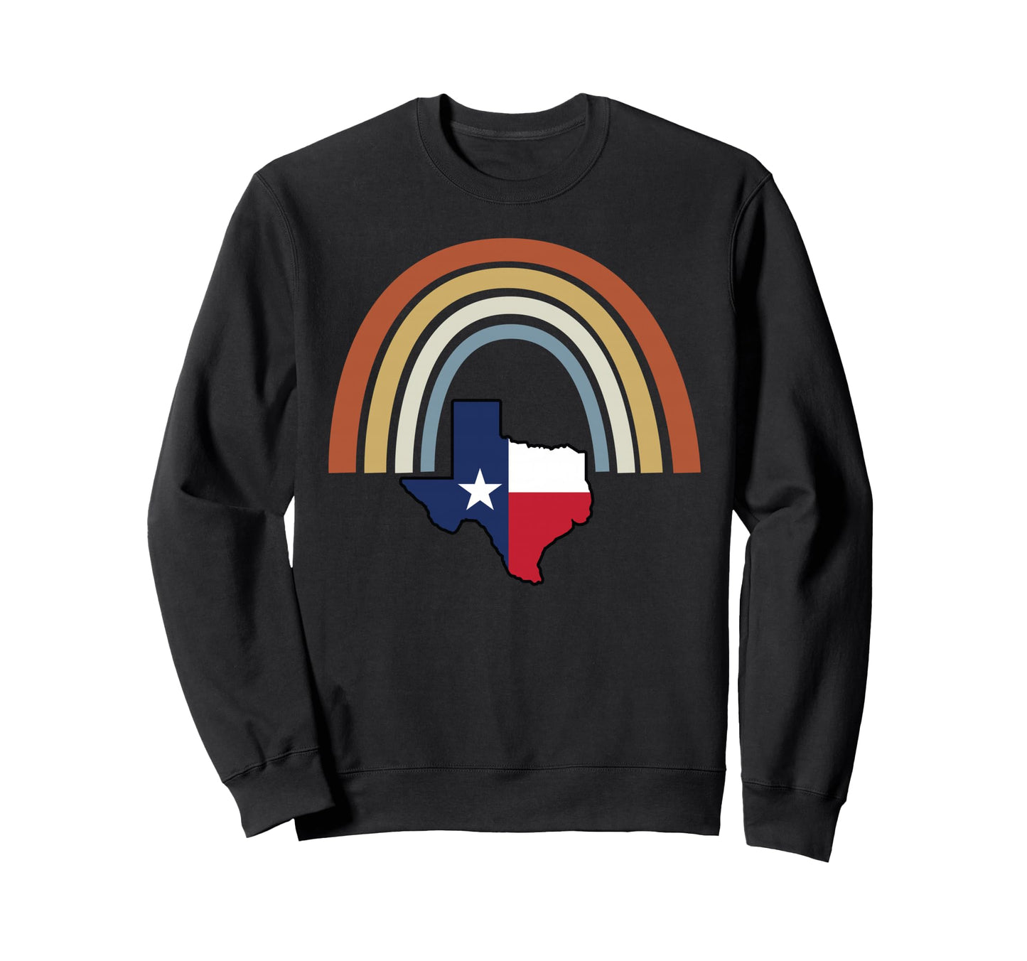 Texas Flag Cowboys Cowgirls Sweatshirt - Fun Novelty Design Men Women - T-Shirt, Sweatshirt, Hoodie