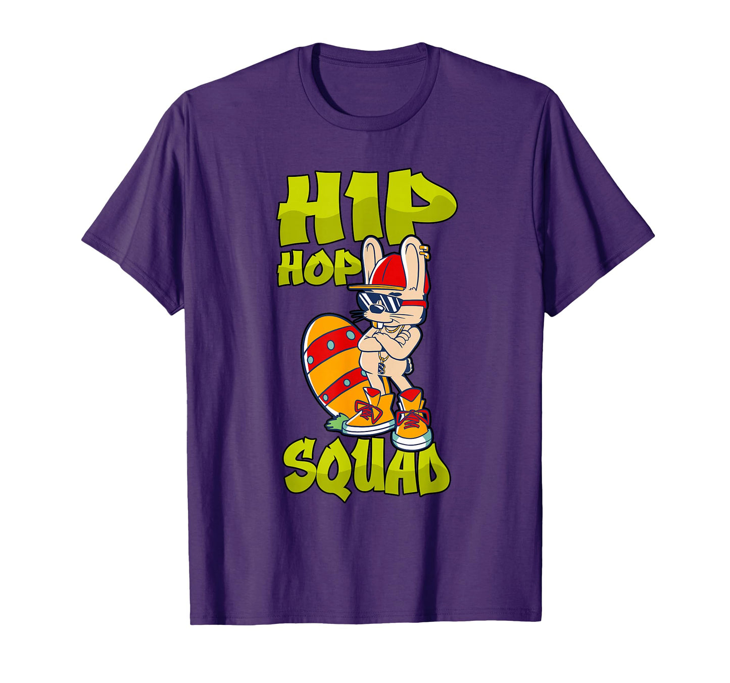 Hip Hop Squad Bunny Old School Rap T-Shirt - Fun Novelty Design Unisex - T-Shirt, Sweatshirt, Hoodie