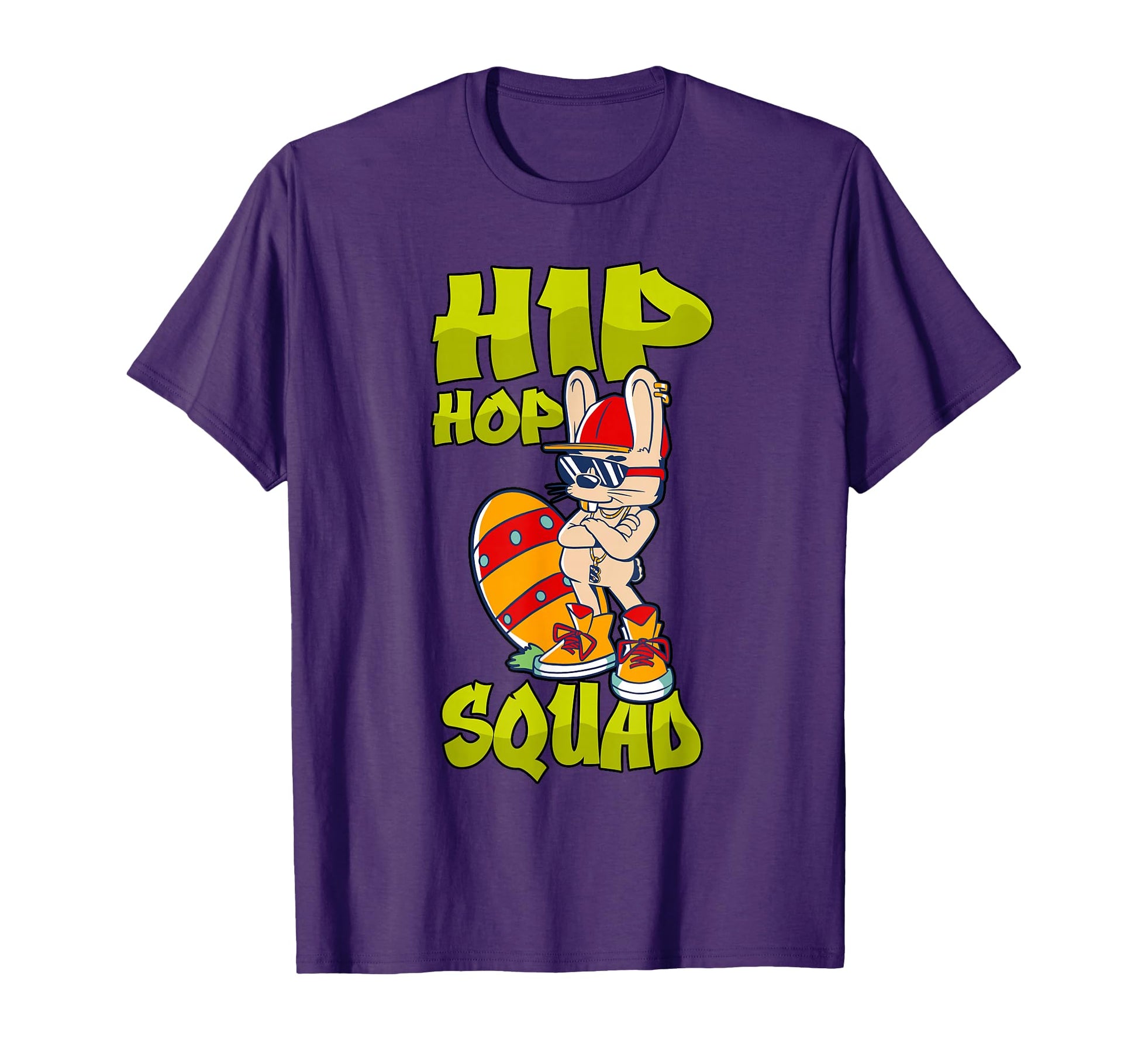 Hip Hop Squad Bunny Old School Rap T-Shirt - Fun Novelty Design Unisex - T-Shirt, Sweatshirt, Hoodie