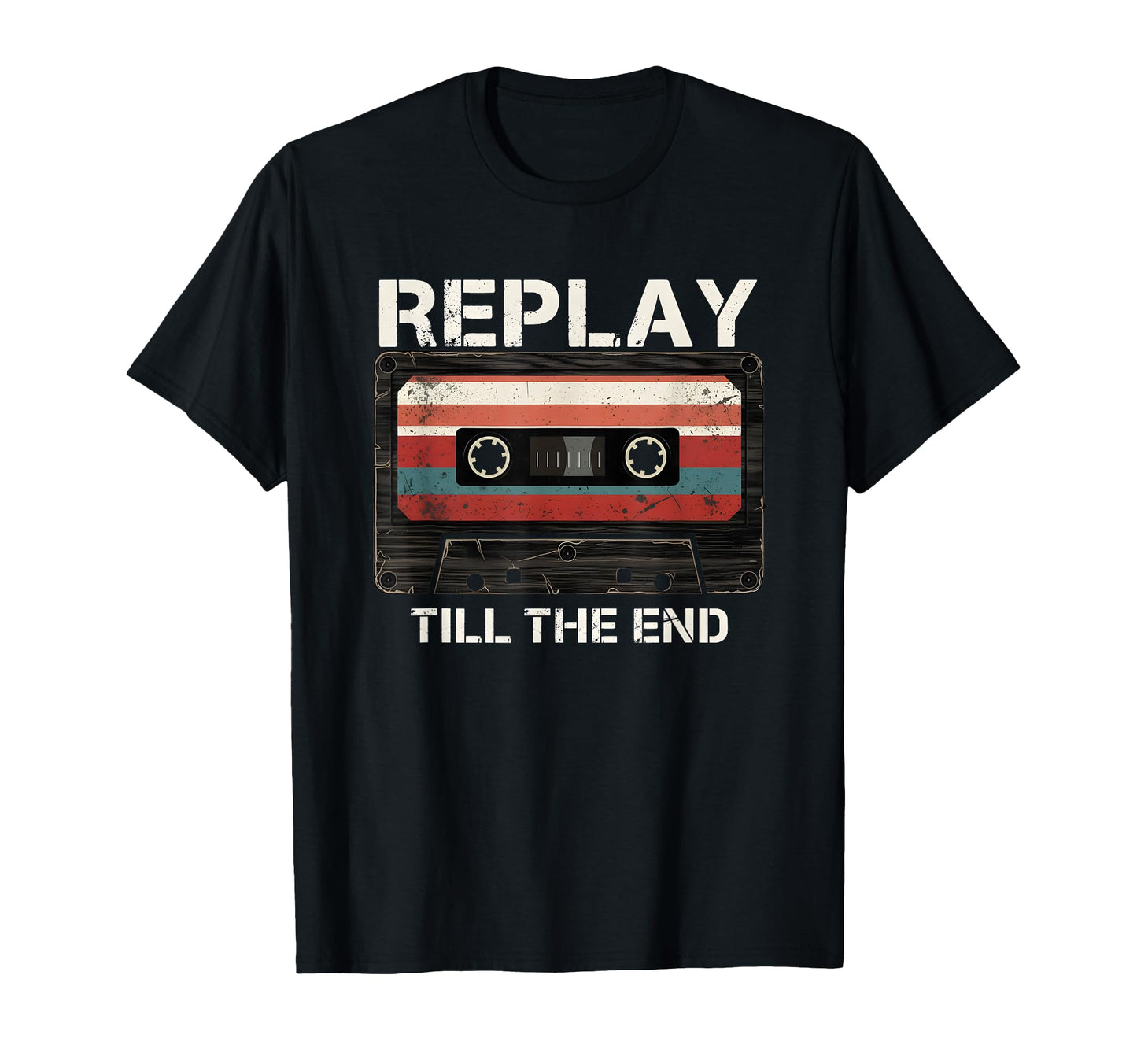 Raised Old School Cassette Tape T-Shirt - Minimalist Print Unisex - T-Shirt, Sweatshirt, Hoodie