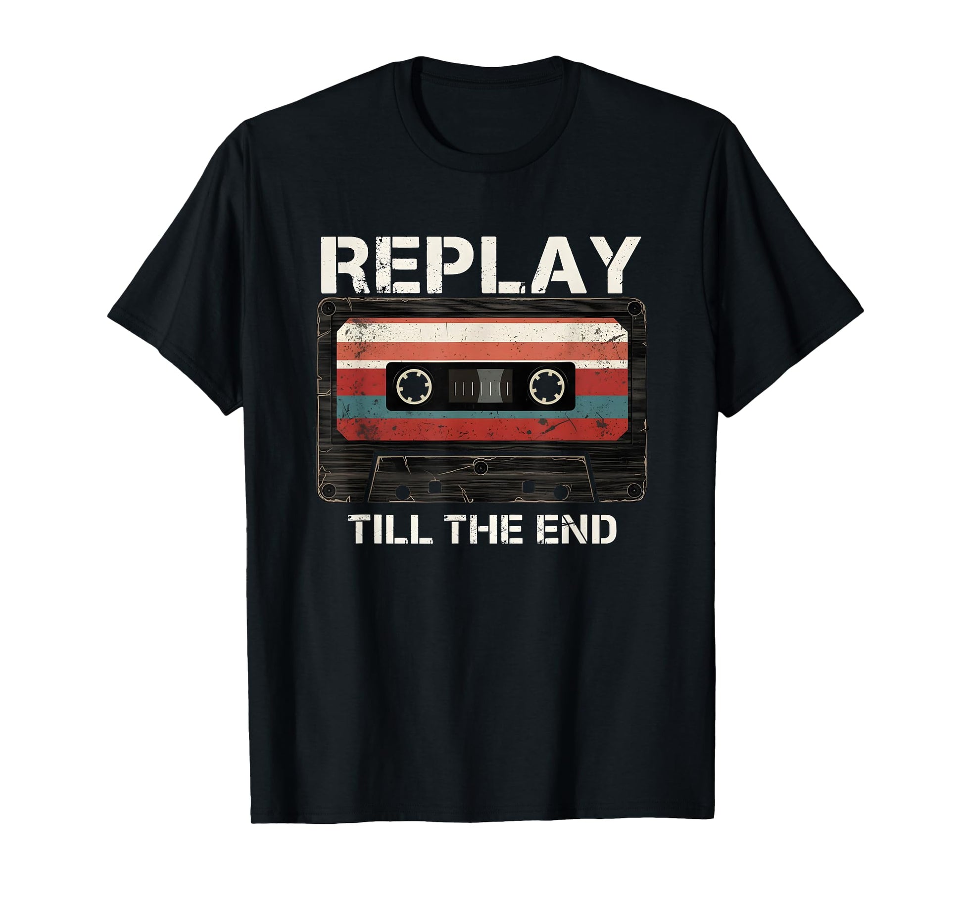 Raised Old School Cassette Tape T-Shirt - Minimalist Print Unisex - T-Shirt, Sweatshirt, Hoodie