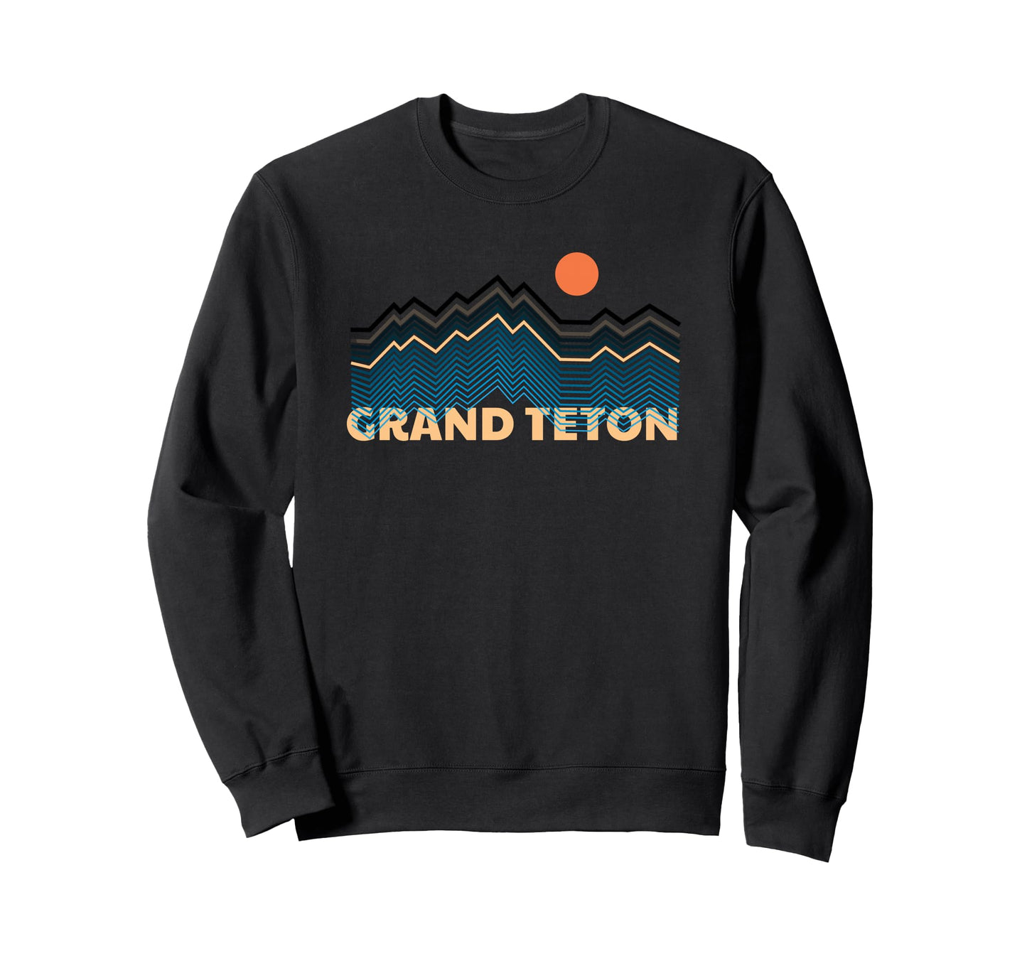 Grand Teton National Park Throwback Sweatshirt - Aesthetic Graphic Unisex - T-Shirt, Sweatshirt, Hoodie