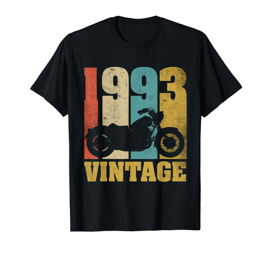 32Nd Birthday Biker Gift 1993 T-Shirt - Custom Art Print for Adults - T-Shirt, Sweatshirt, Hoodie