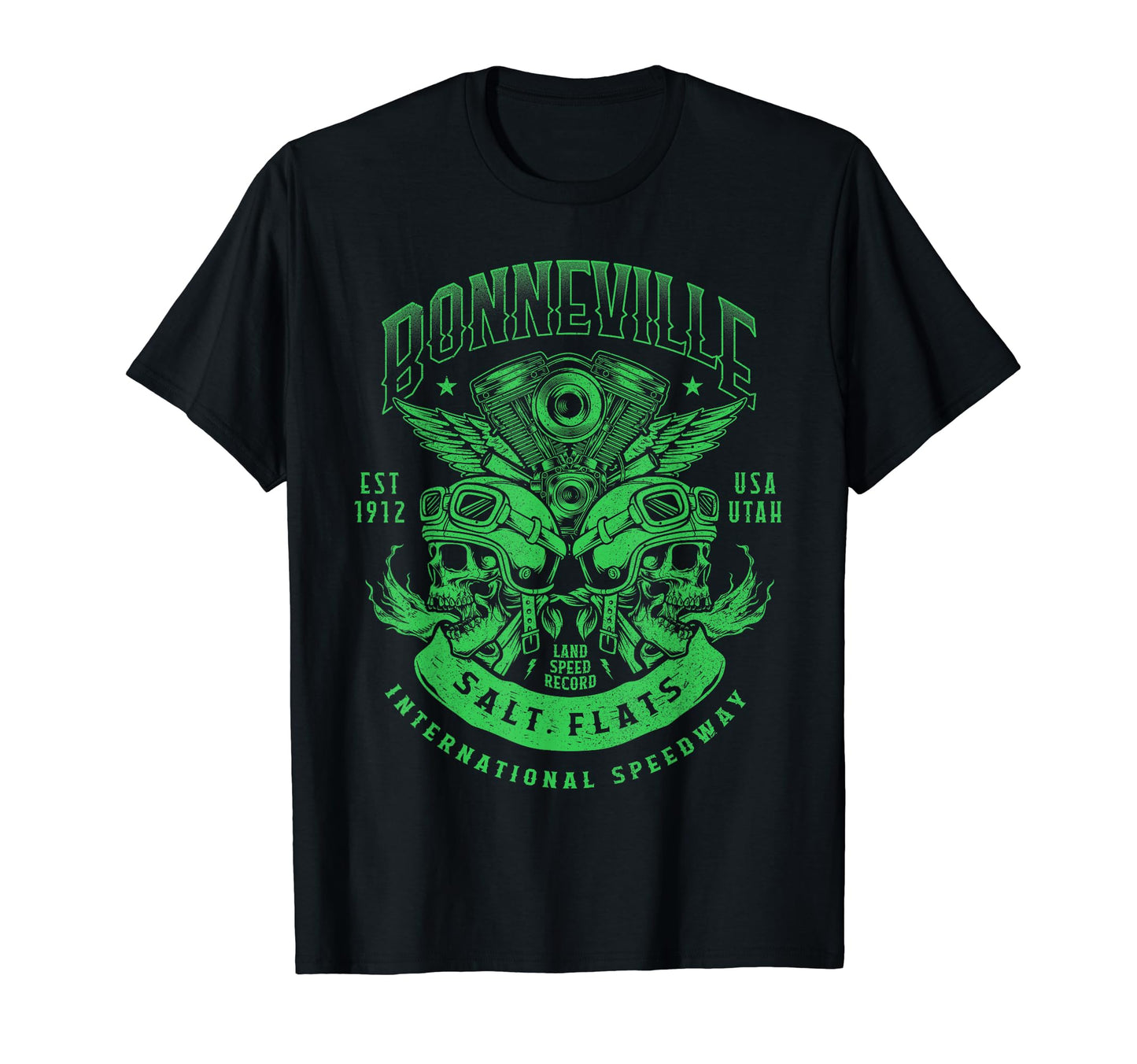 Bonneville Salt Flats Motorcycle T-Shirt - Trendy Graphic for Adults - T-Shirt, Sweatshirt, Hoodie
