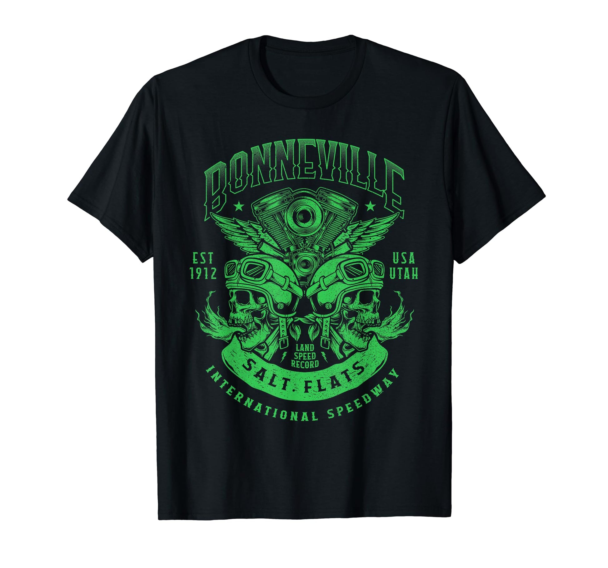 Bonneville Salt Flats Motorcycle T-Shirt - Trendy Graphic for Adults - T-Shirt, Sweatshirt, Hoodie