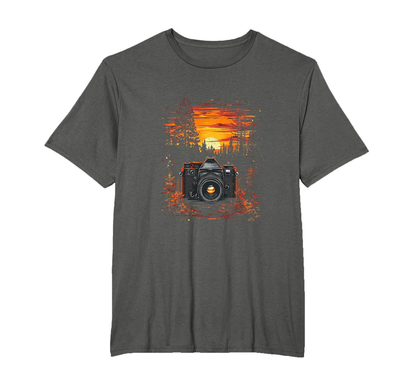 Photography Camera Forest Nature T-Shirt - Graphic Print Unisex - T-Shirt, Sweatshirt, Hoodie