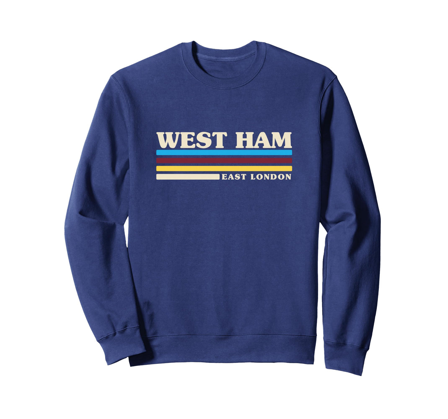 Stripe West Ham Sweatshirt - Graphic Print for Adults - T-Shirt, Sweatshirt, Hoodie
