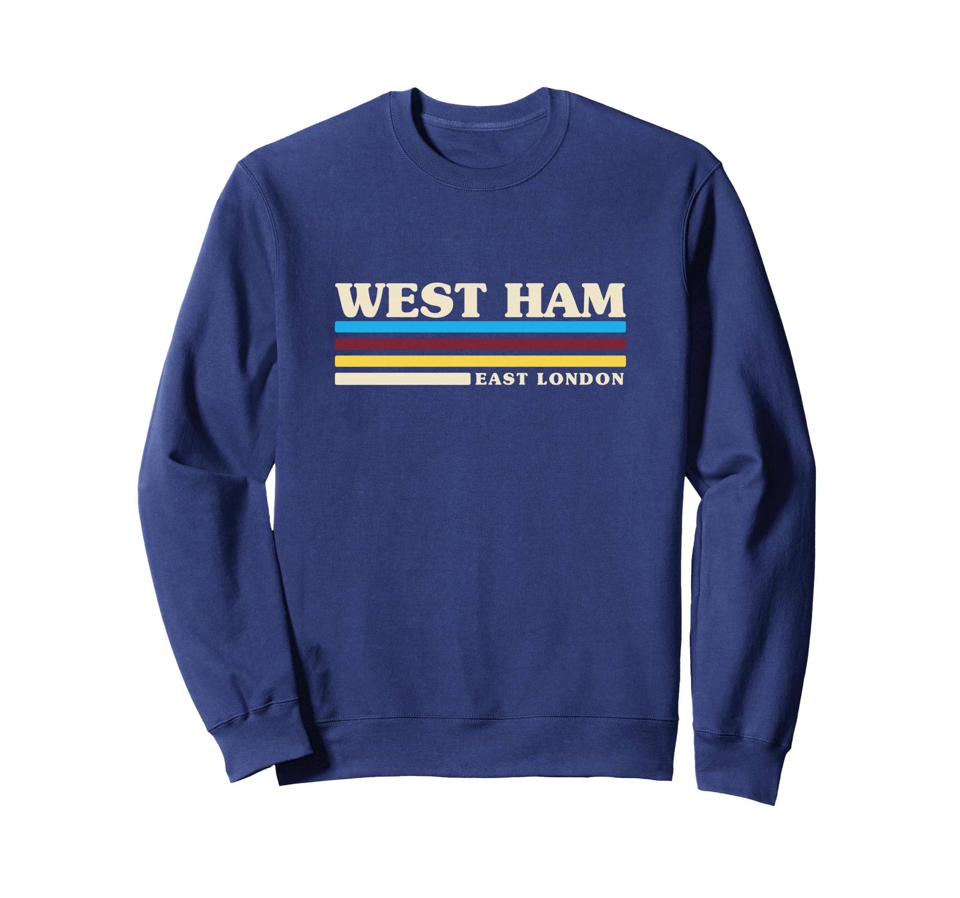 Stripe West Ham Sweatshirt - Graphic Print for Adults - T-Shirt, Sweatshirt, Hoodie