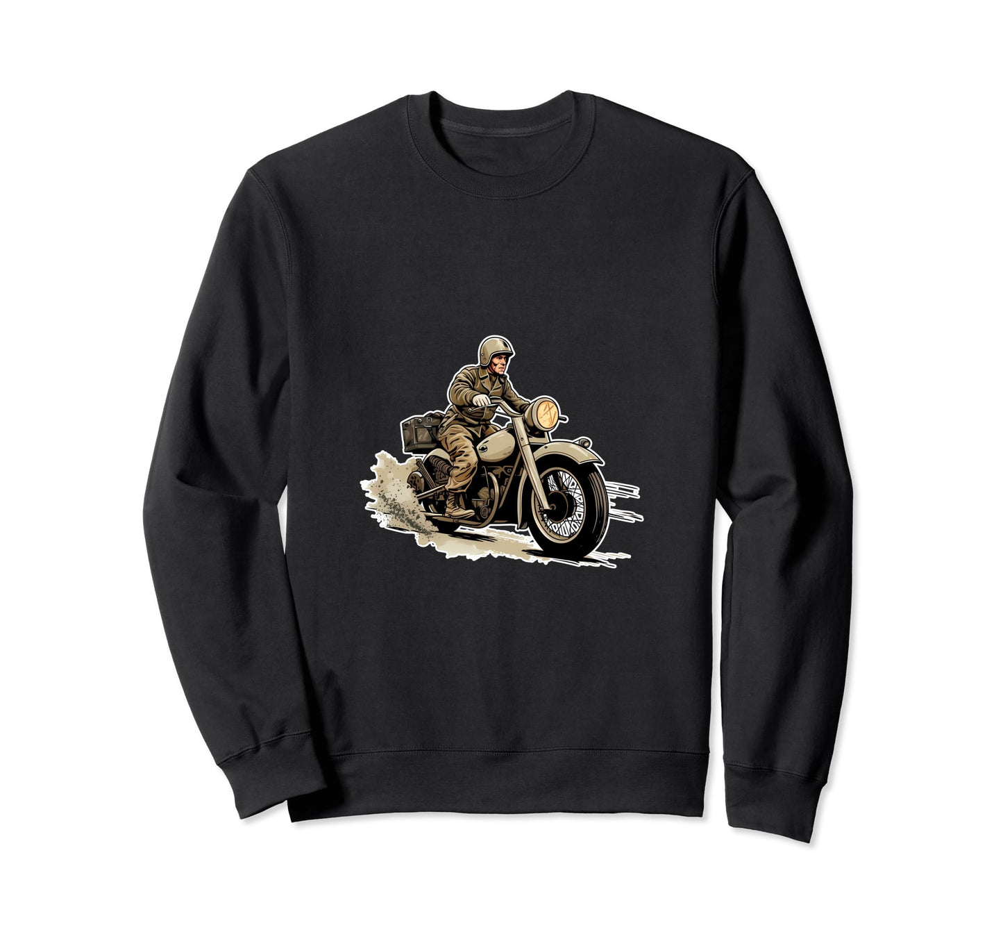 Motorcycle Motorcyclist Sweatshirt - Aesthetic Graphic for Adults - T-Shirt, Sweatshirt, Hoodie