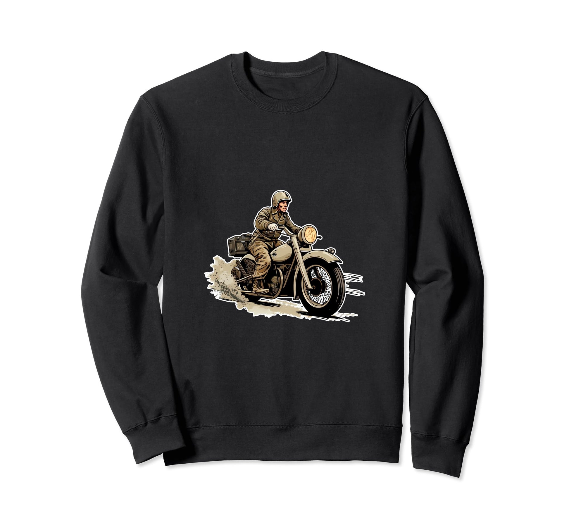 Motorcycle Motorcyclist Sweatshirt - Aesthetic Graphic for Adults - T-Shirt, Sweatshirt, Hoodie