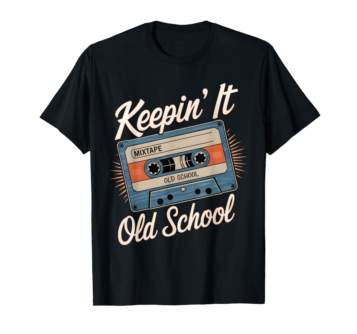 Old School Hip Hop 80S 90S Cassette T-Shirt - Unique Graphic for Adults - T-Shirt, Sweatshirt, Hoodie