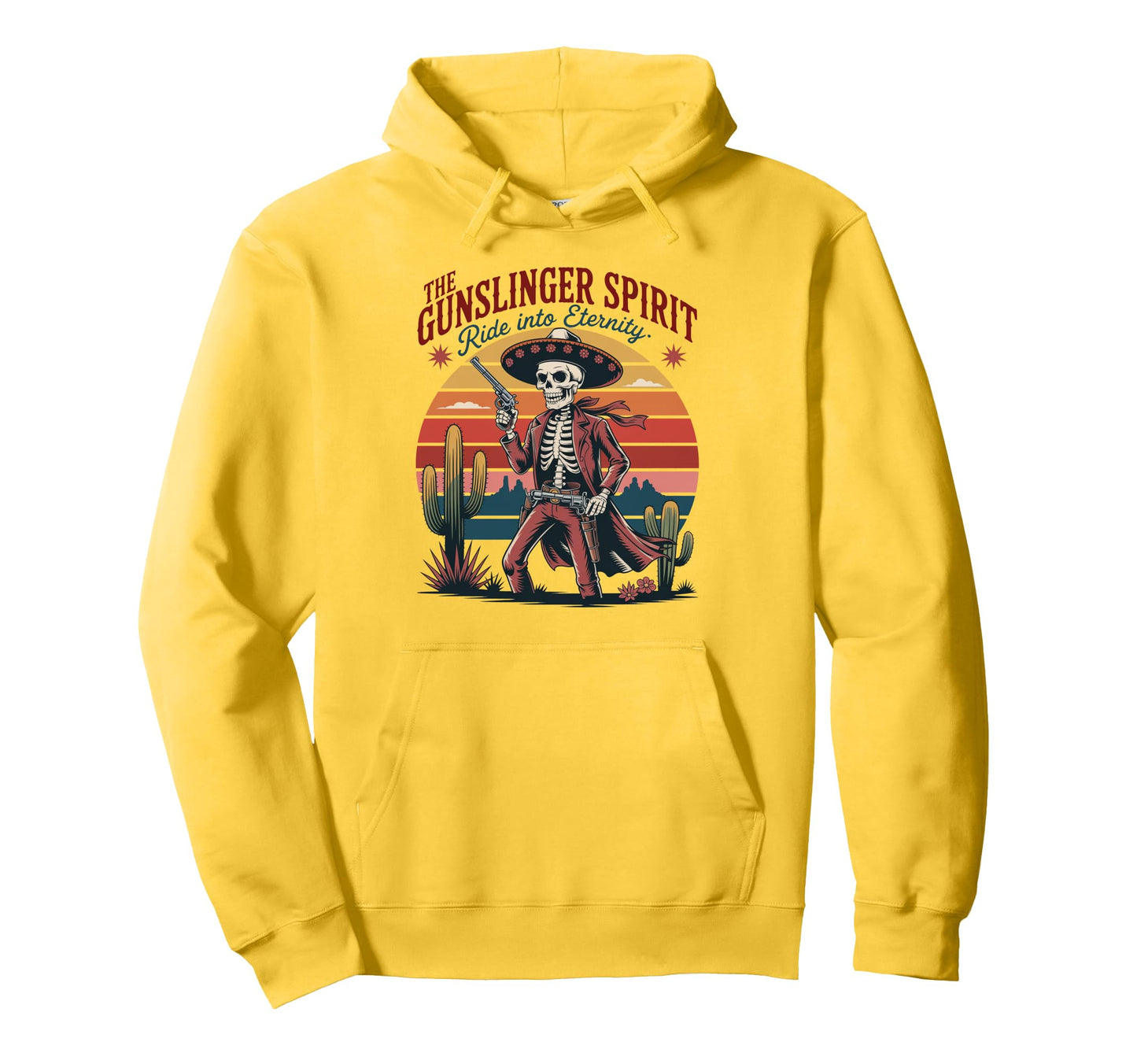 Day Dead Western Gunslinger Spirit Sweatshirt - Unique Graphic Men Women - T-Shirt, Sweatshirt, Hoodie