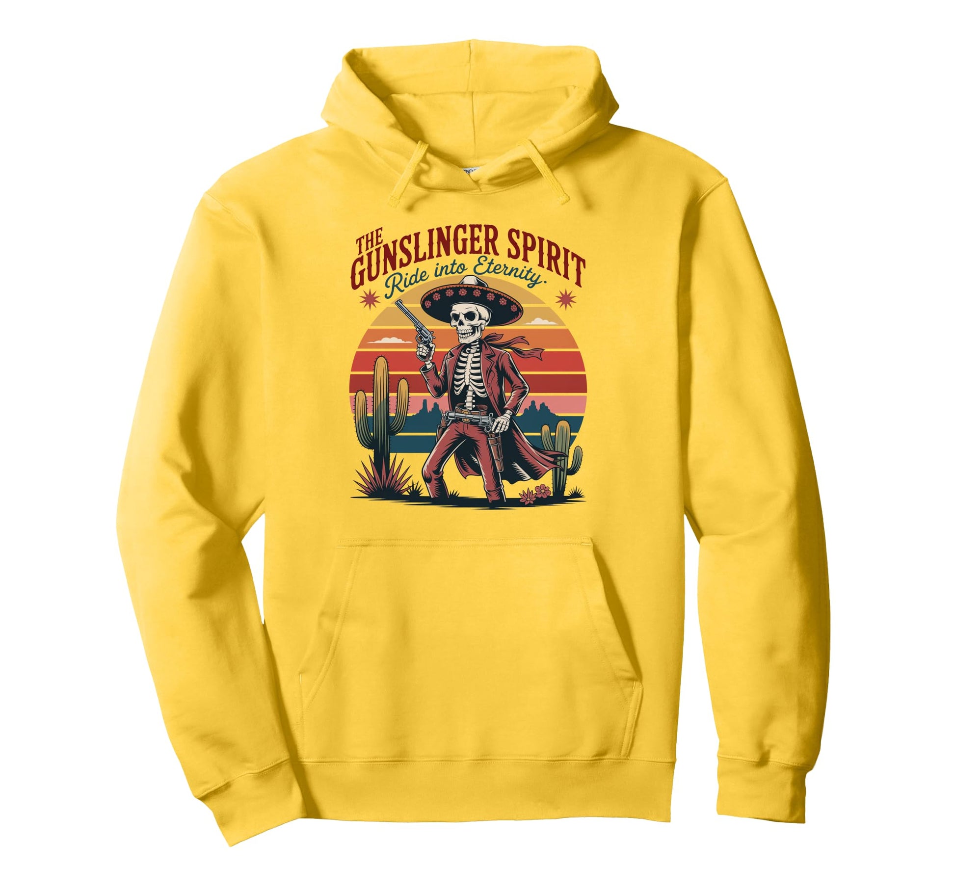 Day Dead Western Gunslinger Spirit Sweatshirt - Unique Graphic Men Women - T-Shirt, Sweatshirt, Hoodie