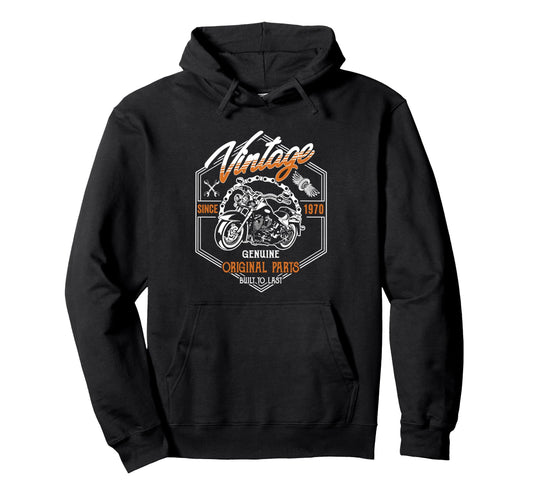 Birthday 1970 Gift Motorcycle 55 Years Hoodie - Streetwear Style Men Women - T-Shirt, Sweatshirt, Hoodie