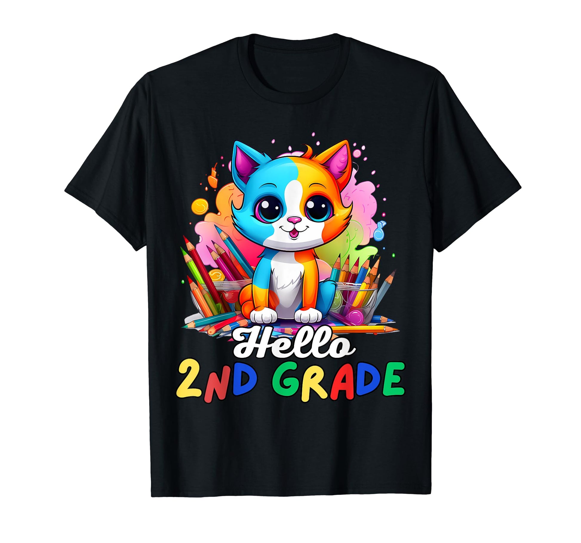 Hello 2Nd Grade Back To School First T-Shirt - Novelty Apparel Men Women - T-Shirt, Sweatshirt, Hoodie