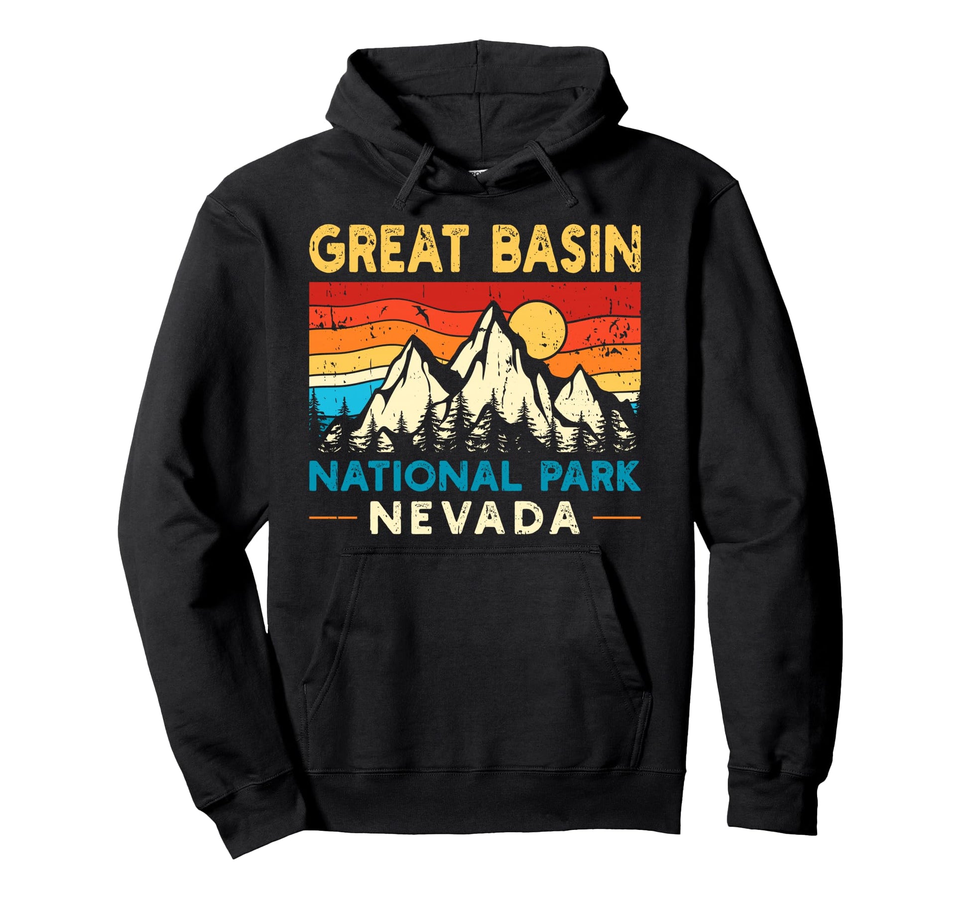Great Basin National Park Hoodie - Graphic Print for Adults - T-Shirt, Sweatshirt, Hoodie