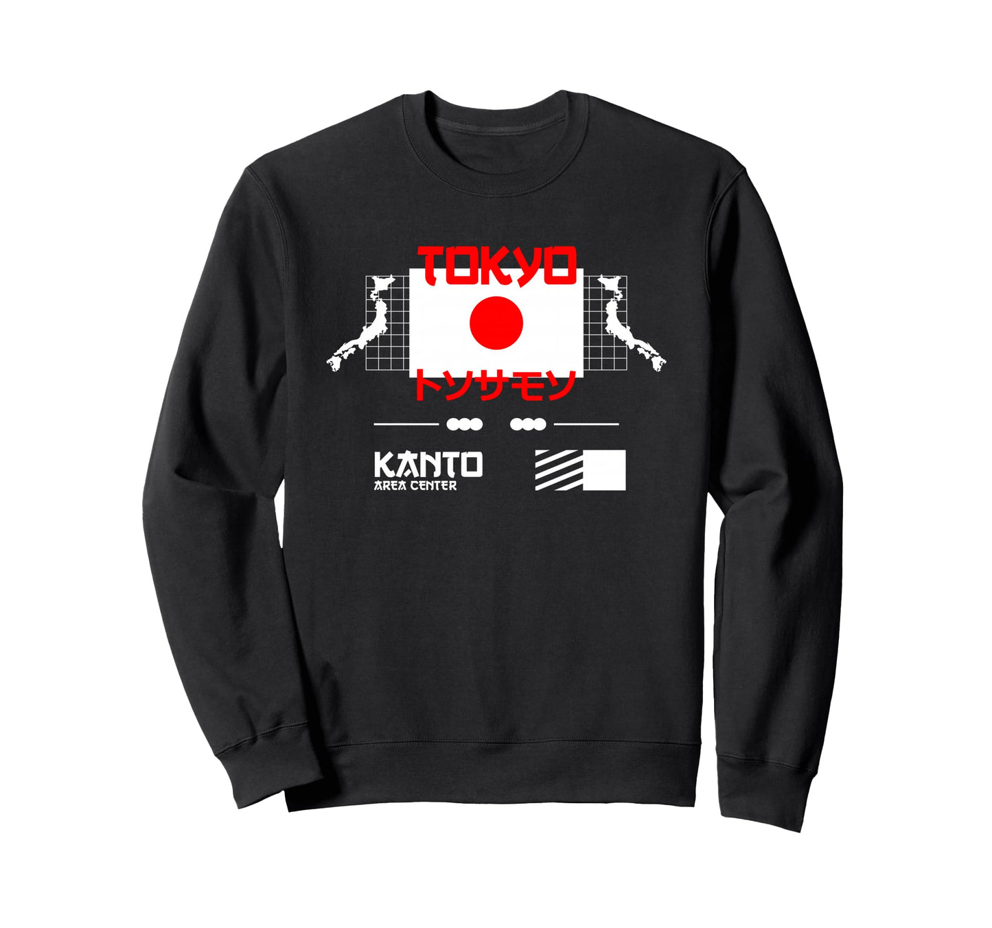 Tokyo Kanto Japan Anime Aesthetic Sweatshirt - Custom Art Print Unisex - T-Shirt, Sweatshirt, Hoodie