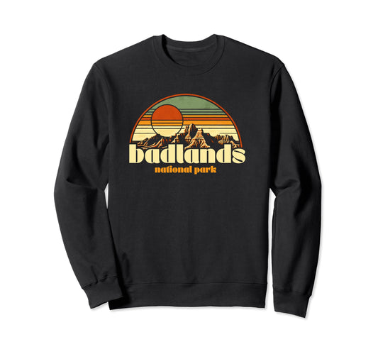 Badlands National Park Inspired Sweatshirt - Minimalist Print Men Women - T-Shirt, Sweatshirt, Hoodie
