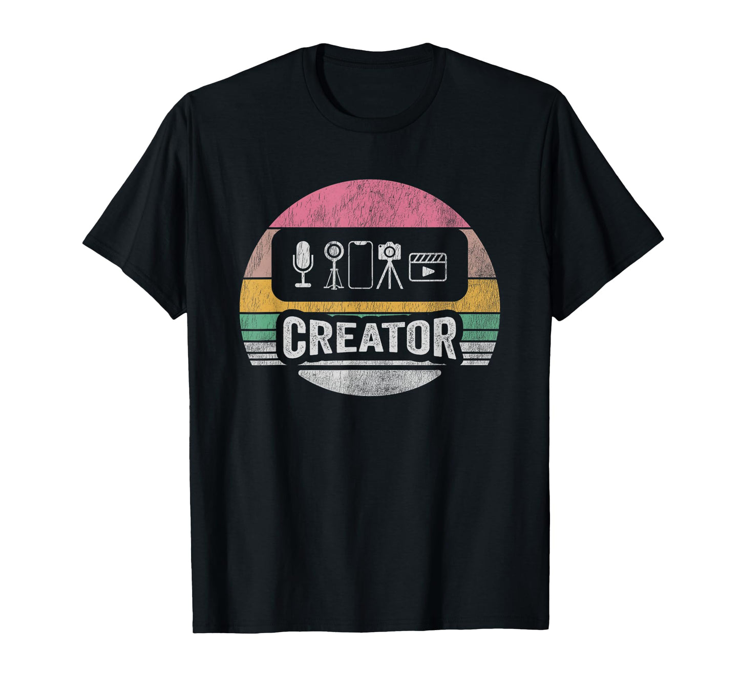 Content Creator Vlogging Sunset T-Shirt - Trendy Graphic Unisex - T-Shirt, Sweatshirt, Hoodie