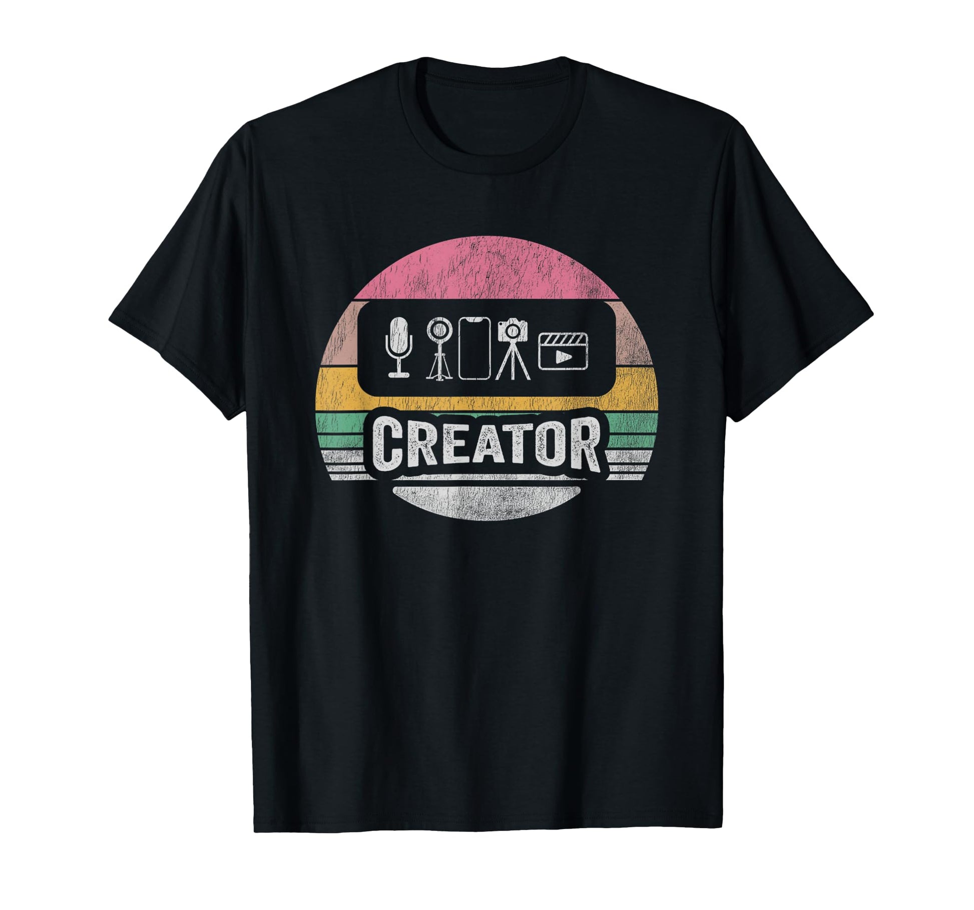 Content Creator Vlogging Sunset T-Shirt - Trendy Graphic Unisex - T-Shirt, Sweatshirt, Hoodie