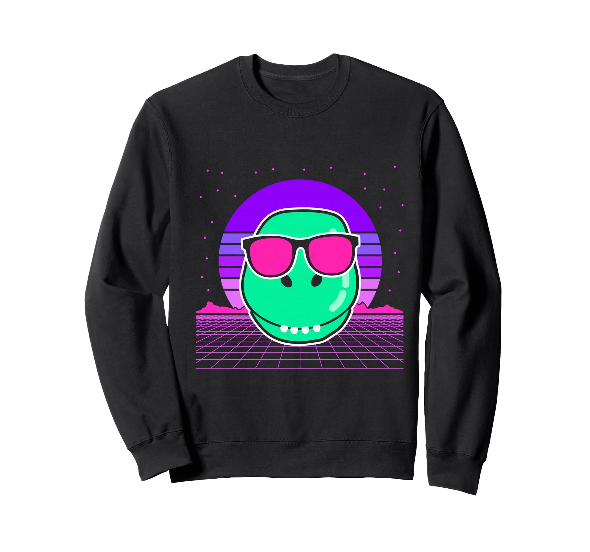 Aesthetic Vaporwave Outfits Dinosaur Sweatshirt - Custom Art Print Unisex - T-Shirt, Sweatshirt, Hoodie