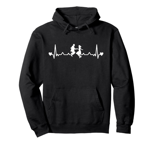 Boogie Woogie Dance Swing 60S Hoodie - Fun Novelty Design for Adults - T-Shirt, Sweatshirt, Hoodie
