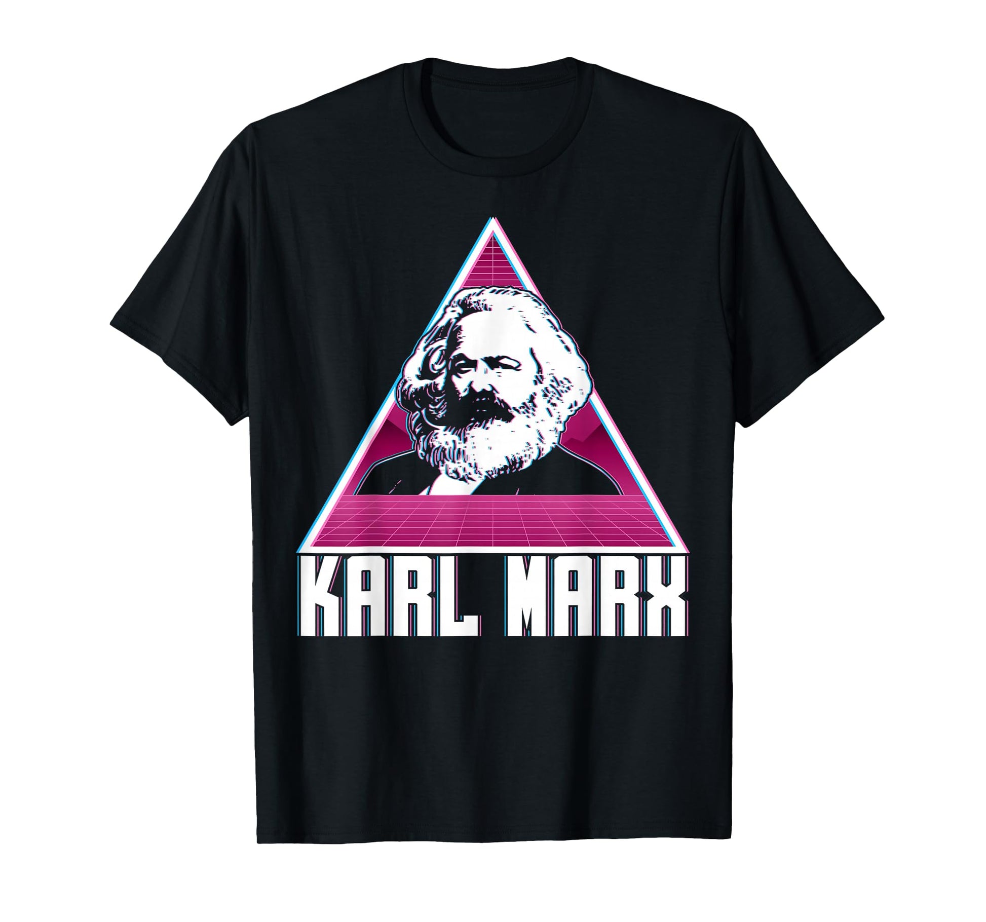 Karl Marx Communism Communist Vaporwave T-Shirt - Trendy Graphic Men Women - T-Shirt, Sweatshirt, Hoodie