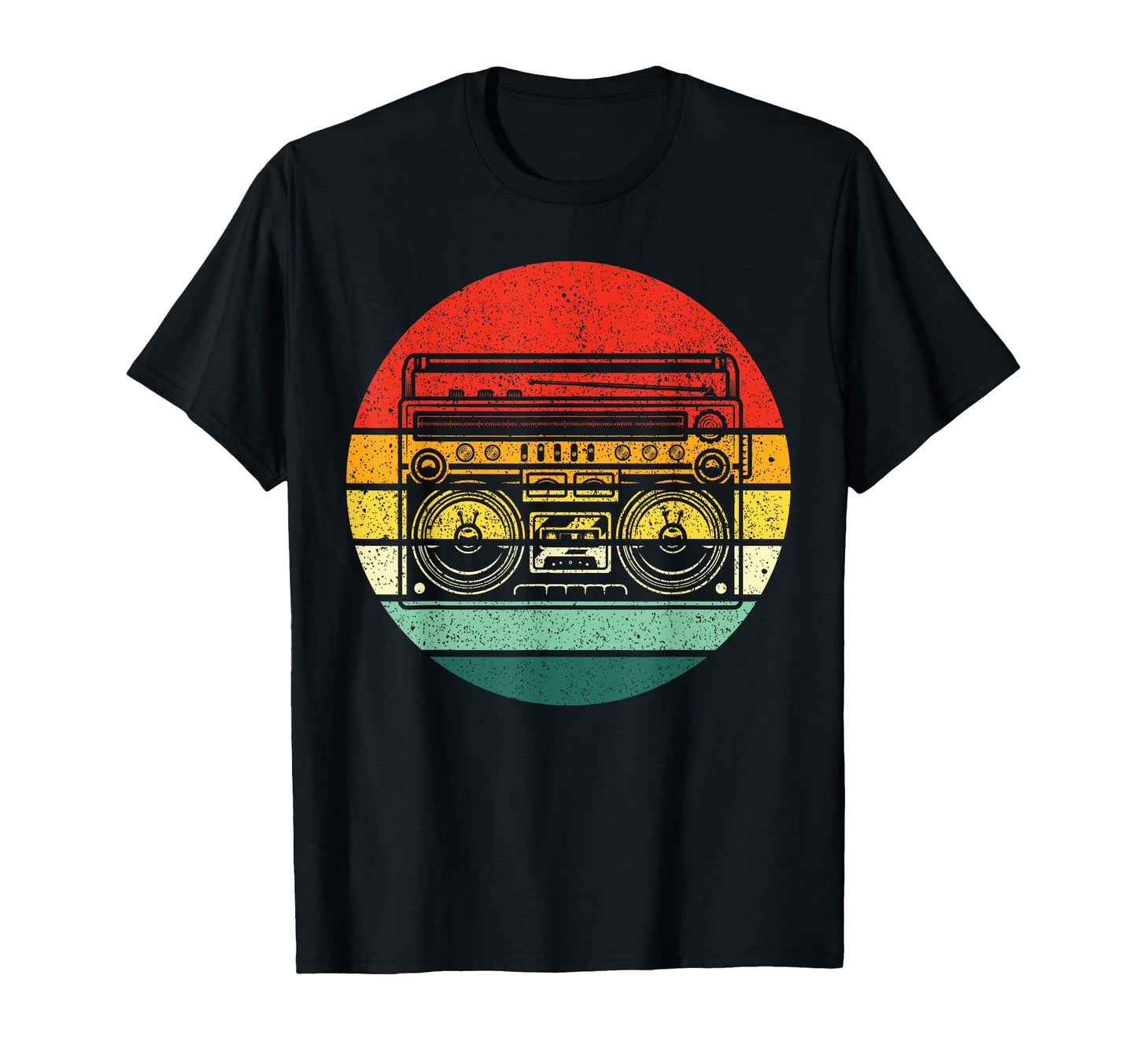 Dj Hip Hop Old School Boombox Rap T-Shirt - Streetwear Style for Adults - T-Shirt, Sweatshirt, Hoodie