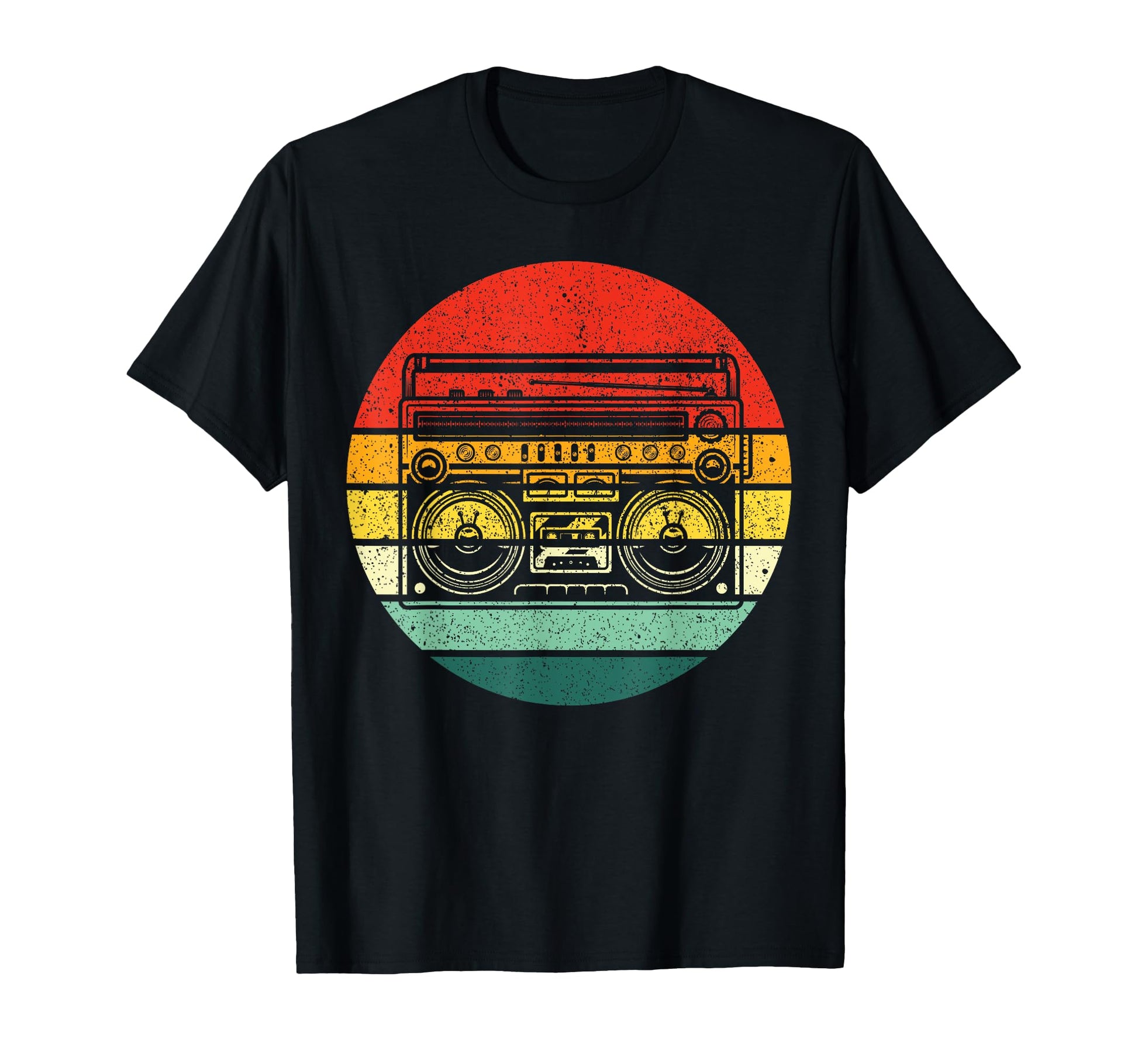 Dj Hip Hop Old School Boombox Rap T-Shirt - Streetwear Style for Adults - T-Shirt, Sweatshirt, Hoodie