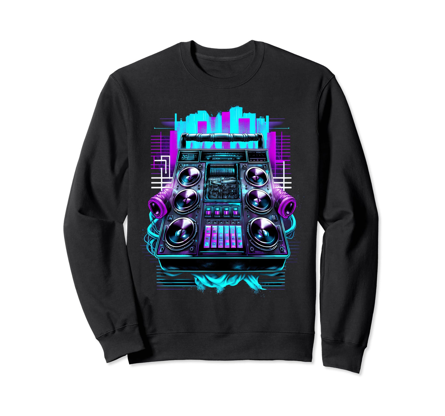 Vaporwave Aesthetic Synthwave Sweatshirt - Casual Everyday Wear Unisex - T-Shirt, Sweatshirt, Hoodie
