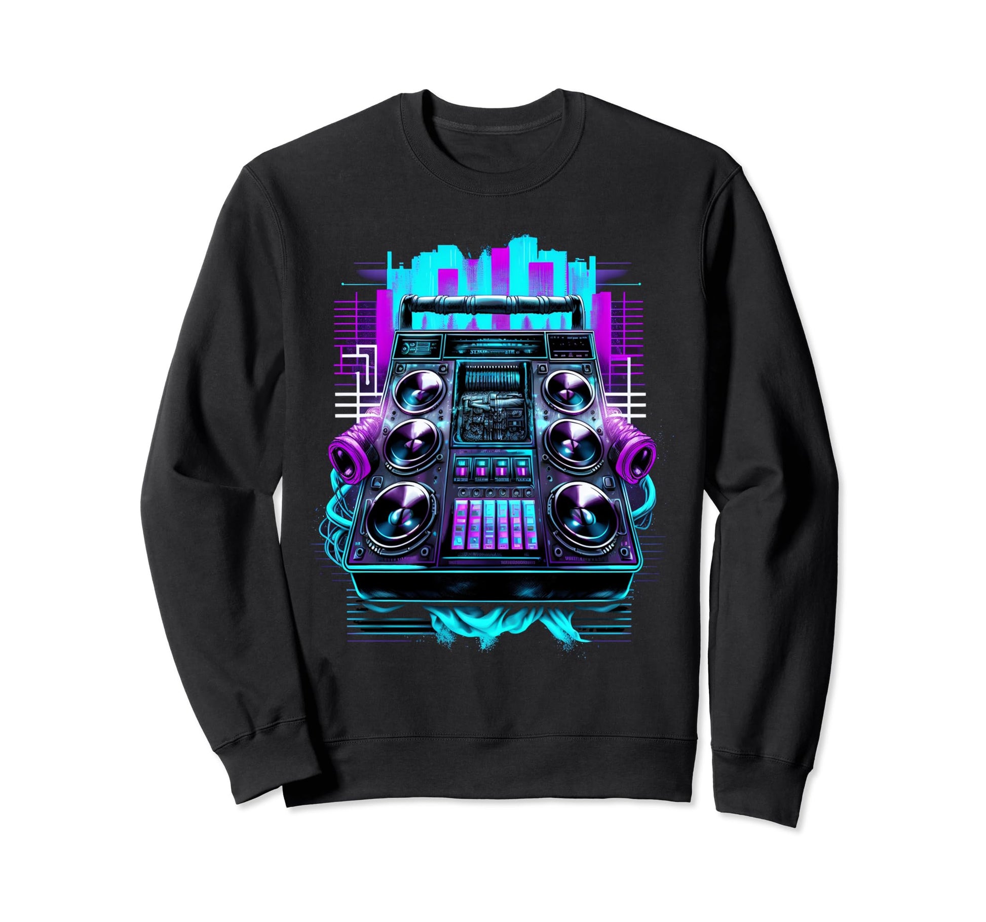 Vaporwave Aesthetic Synthwave Sweatshirt - Casual Everyday Wear Unisex - T-Shirt, Sweatshirt, Hoodie