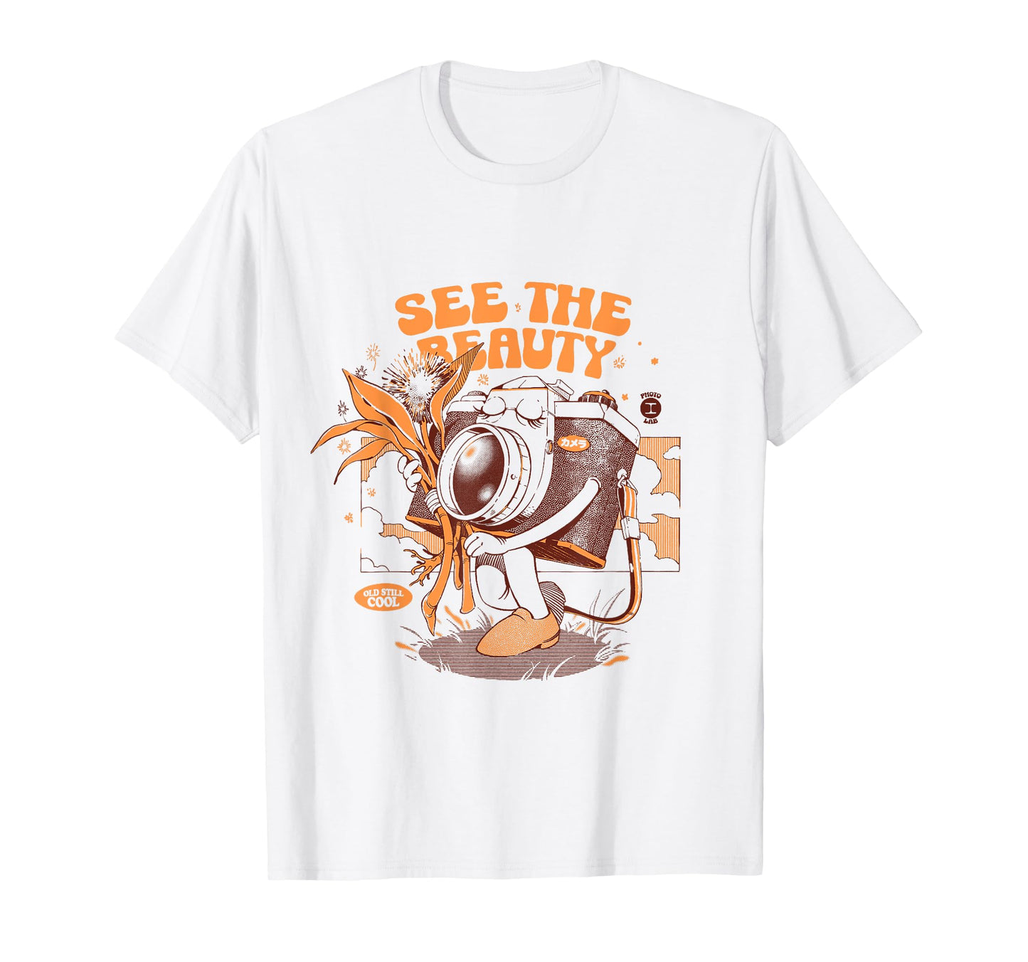 See Beauty 70S Camera Photography T-Shirt - Casual Everyday Wear Men Women - T-Shirt, Sweatshirt, Hoodie