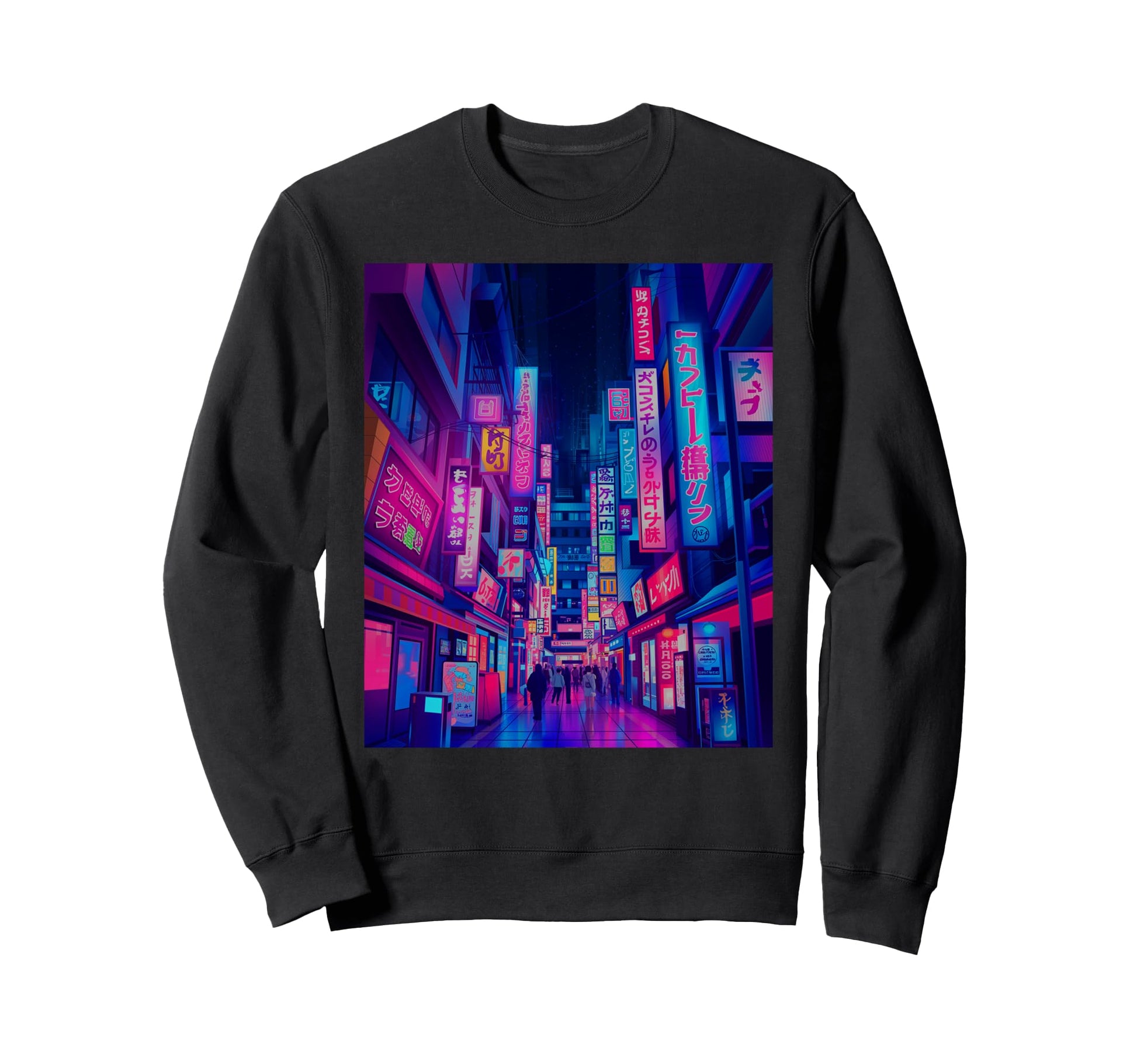 Tokyo Japan Street Japanese Sweatshirt - Aesthetic Graphic for Adults - T-Shirt, Sweatshirt, Hoodie