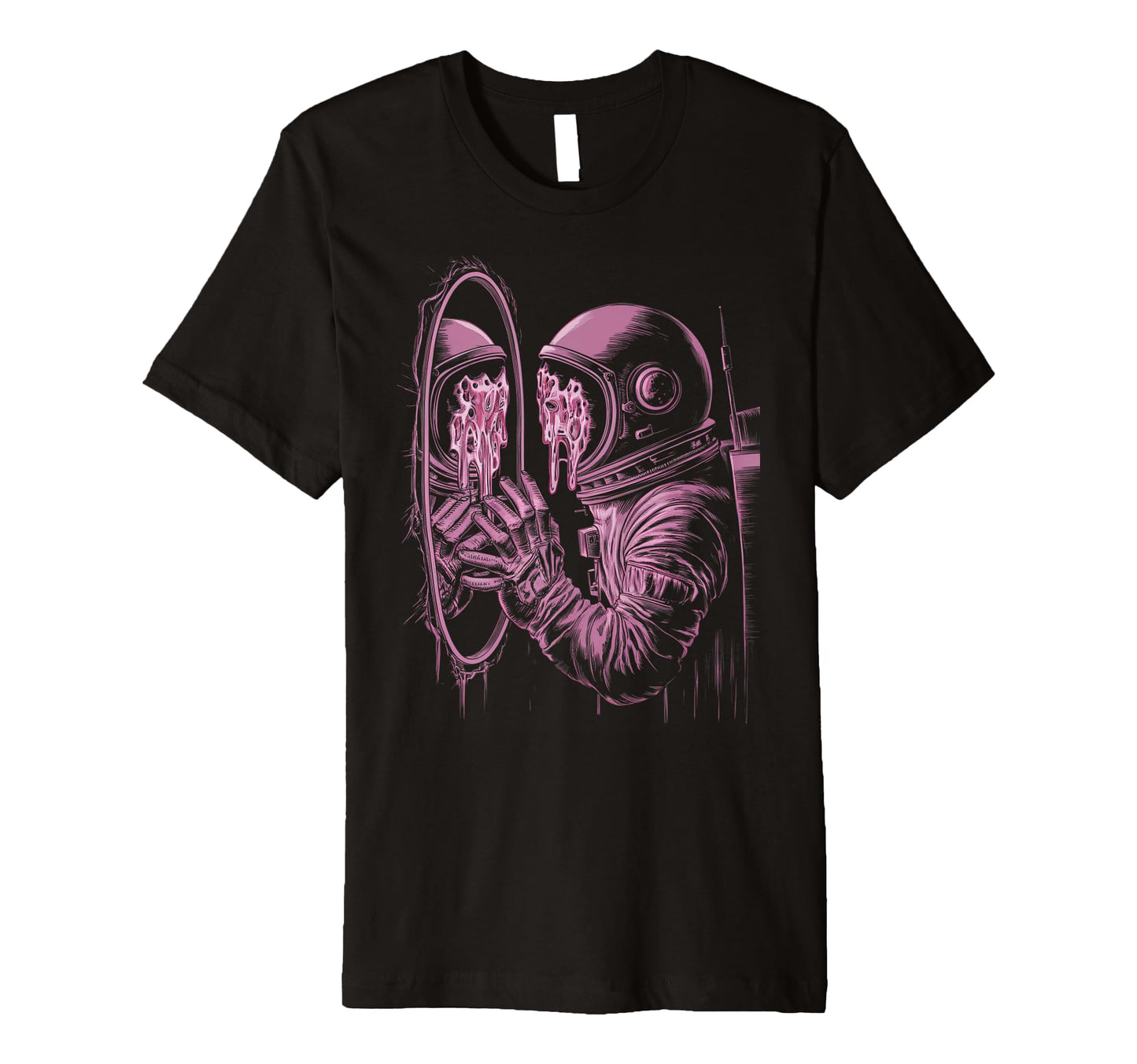 Mens Astronaut Sci Fi Weirdcore T-Shirt - Minimalist Print Unisex - T-Shirt, Sweatshirt, Hoodie