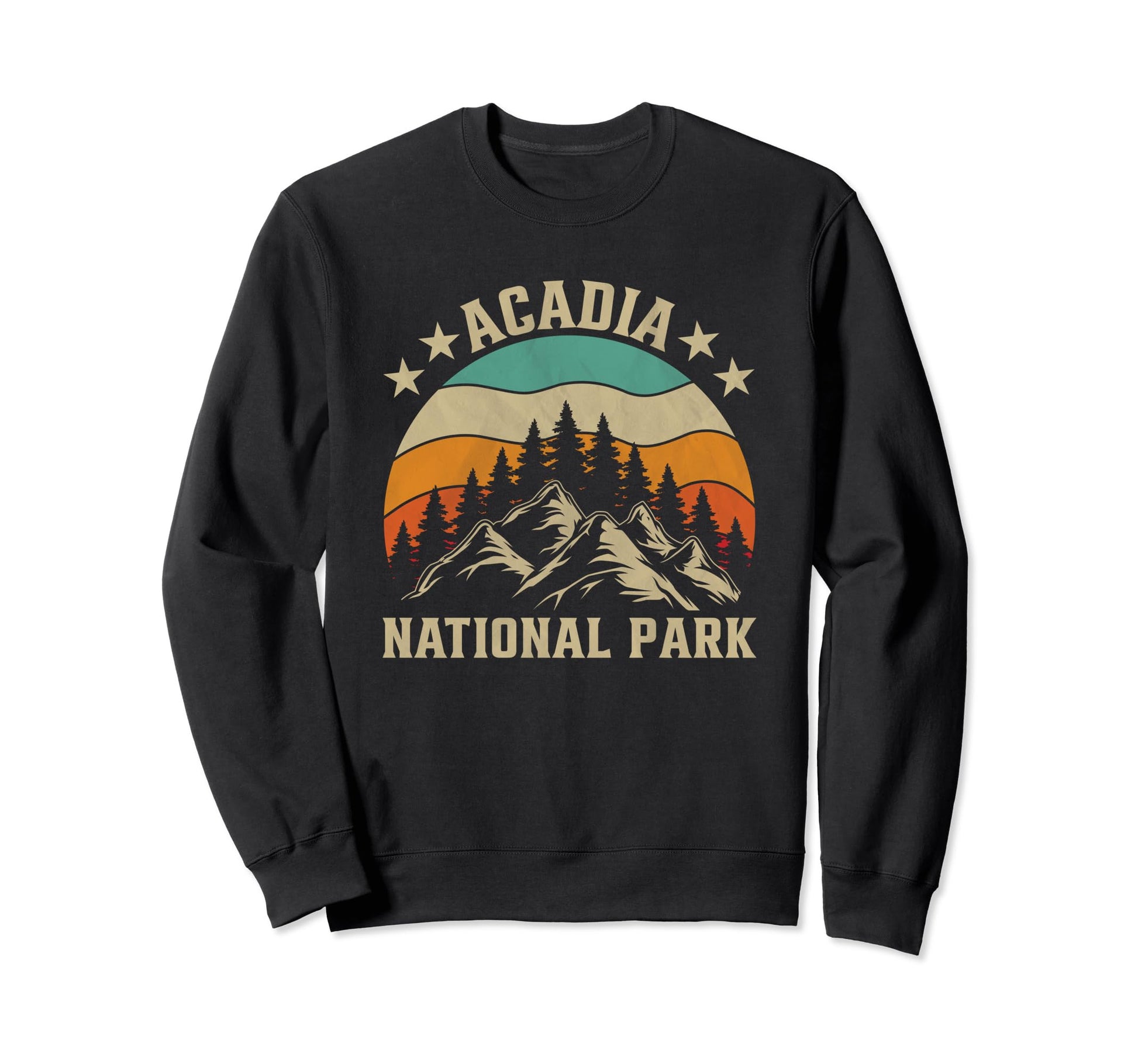 Acadia National Park Sweatshirt - Unique Graphic for Adults - T-Shirt, Sweatshirt, Hoodie