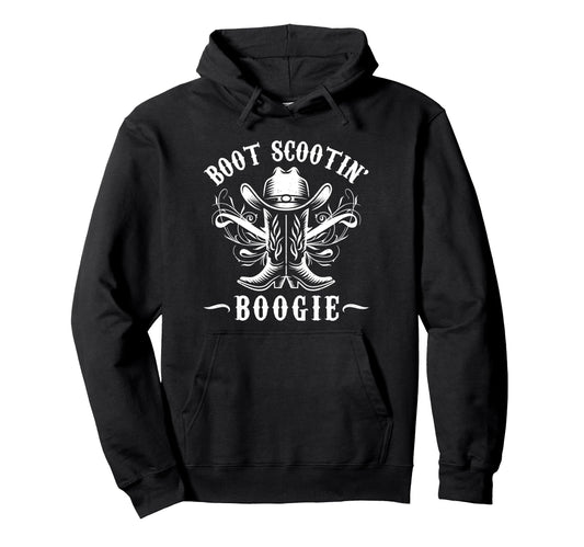 Boot Scootin Boogie Western Cowboys Hoodie - Streetwear Style Unisex - T-Shirt, Sweatshirt, Hoodie