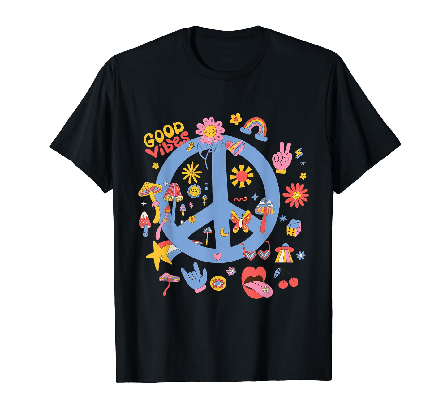Boho Peace Sign T-Shirt - Aesthetic Graphic Unisex - T-Shirt, Sweatshirt, Hoodie