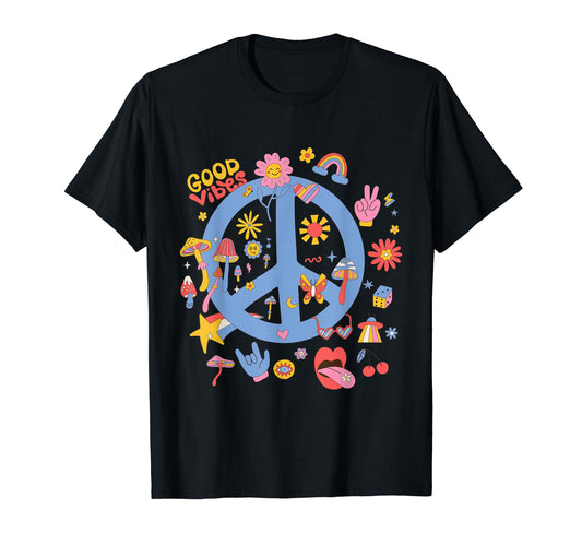 Boho Peace Sign T-Shirt - Aesthetic Graphic Unisex - T-Shirt, Sweatshirt, Hoodie