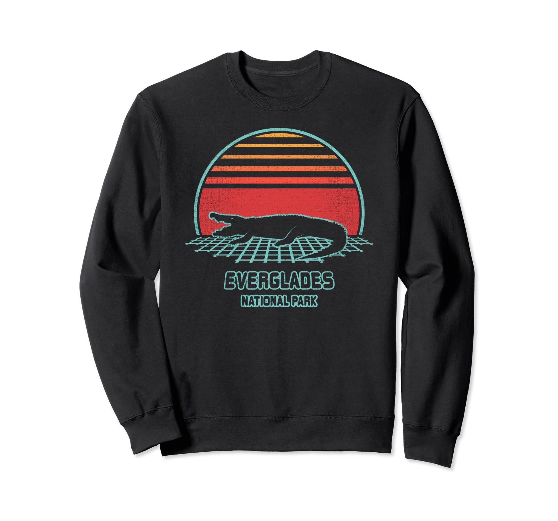 Everglades National Park 80S Sweatshirt - Streetwear Style for Adults - T-Shirt, Sweatshirt, Hoodie