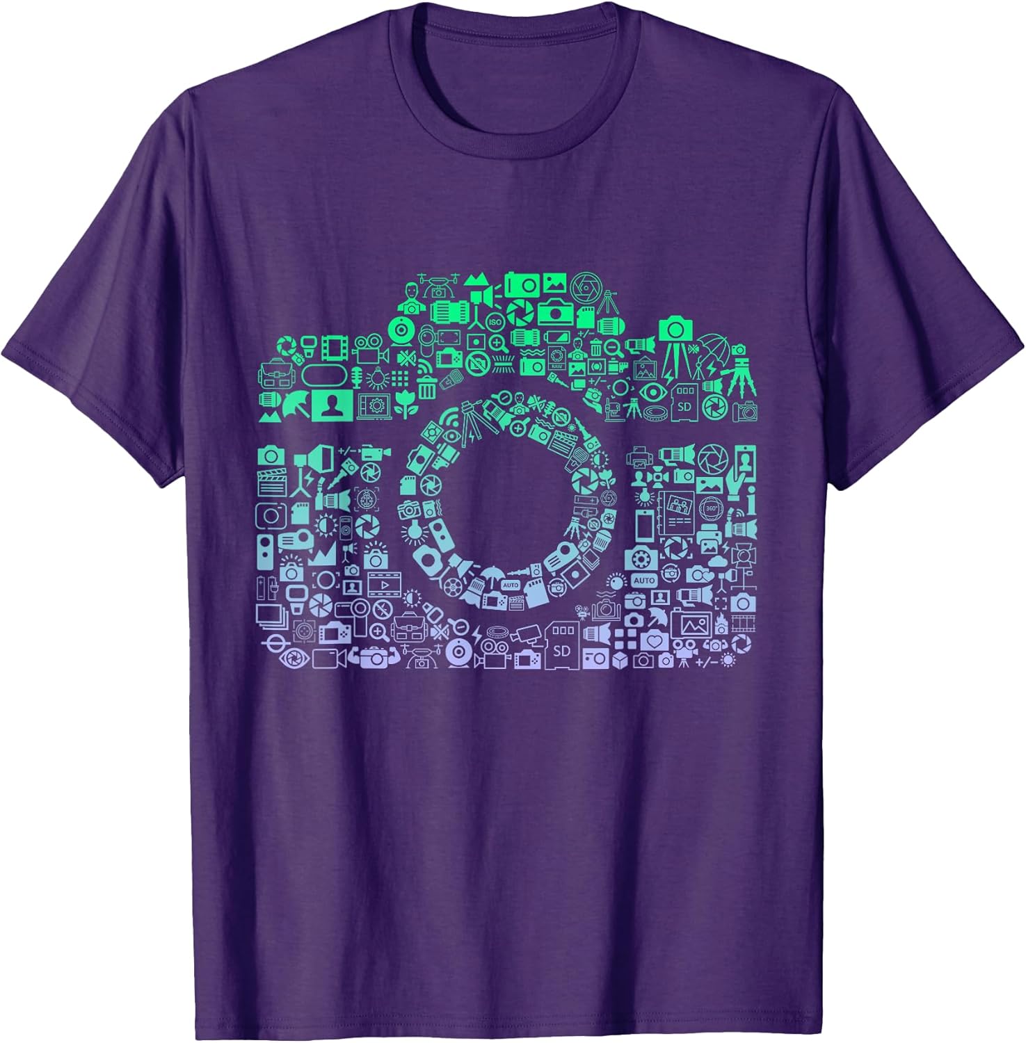 Boys Photography Icons - Adult & Kids T-Shirts, Sweatshirts & Hoodies apparel design preview 1