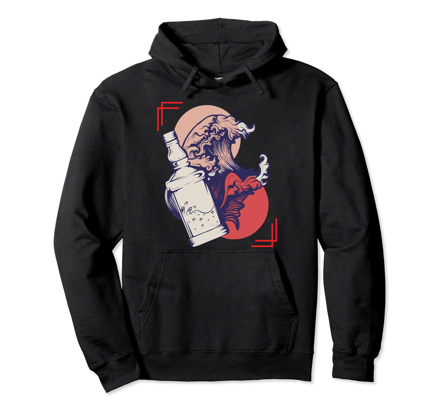 Japanese Wave Harajuku Vaporwave Tokyo Hoodie - Novelty Apparel Unisex - T-Shirt, Sweatshirt, Hoodie