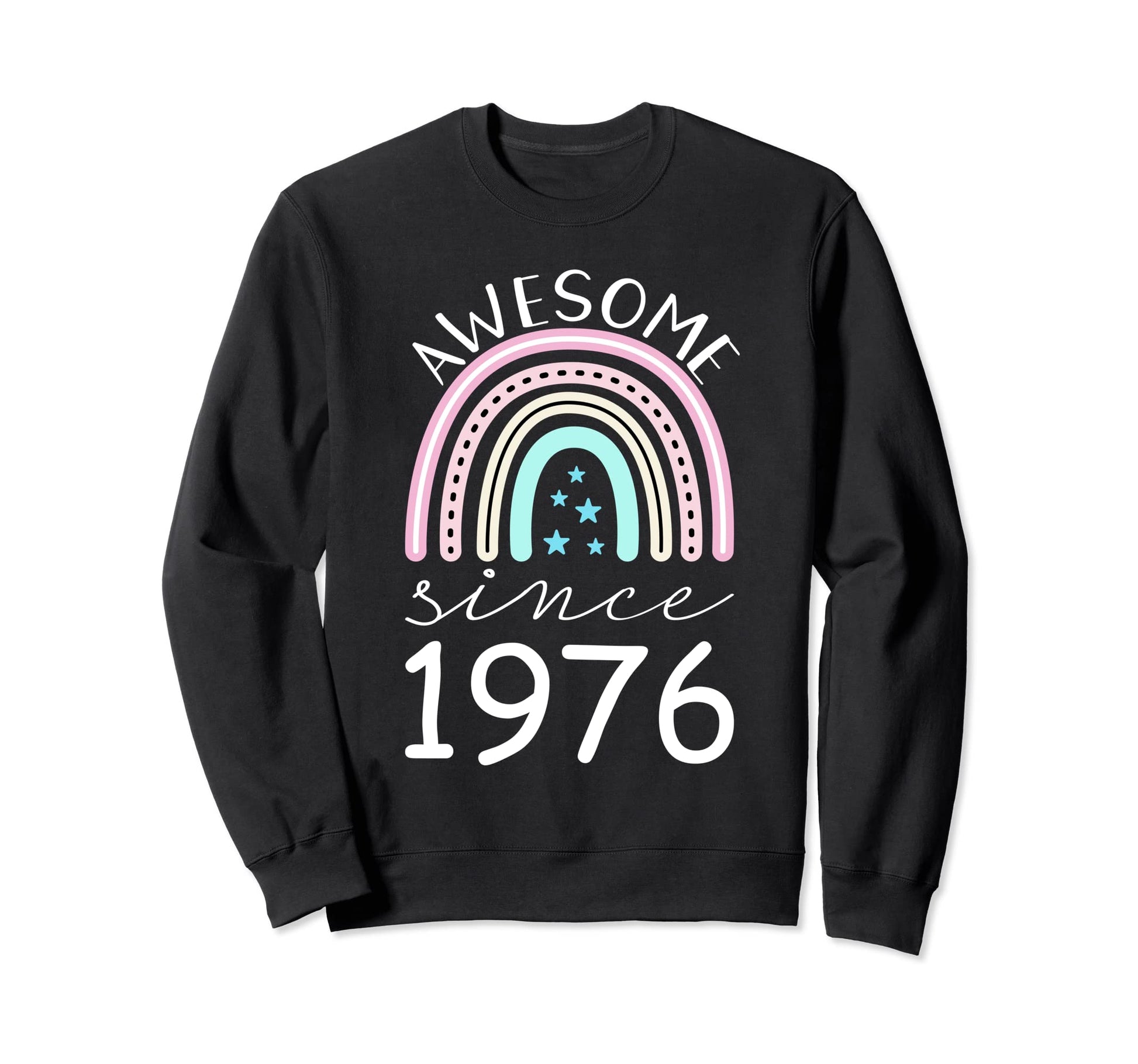 Awesome Since 1976 47Th Birthday Sweatshirt - Trendy Graphic for Adults - T-Shirt, Sweatshirt, Hoodie