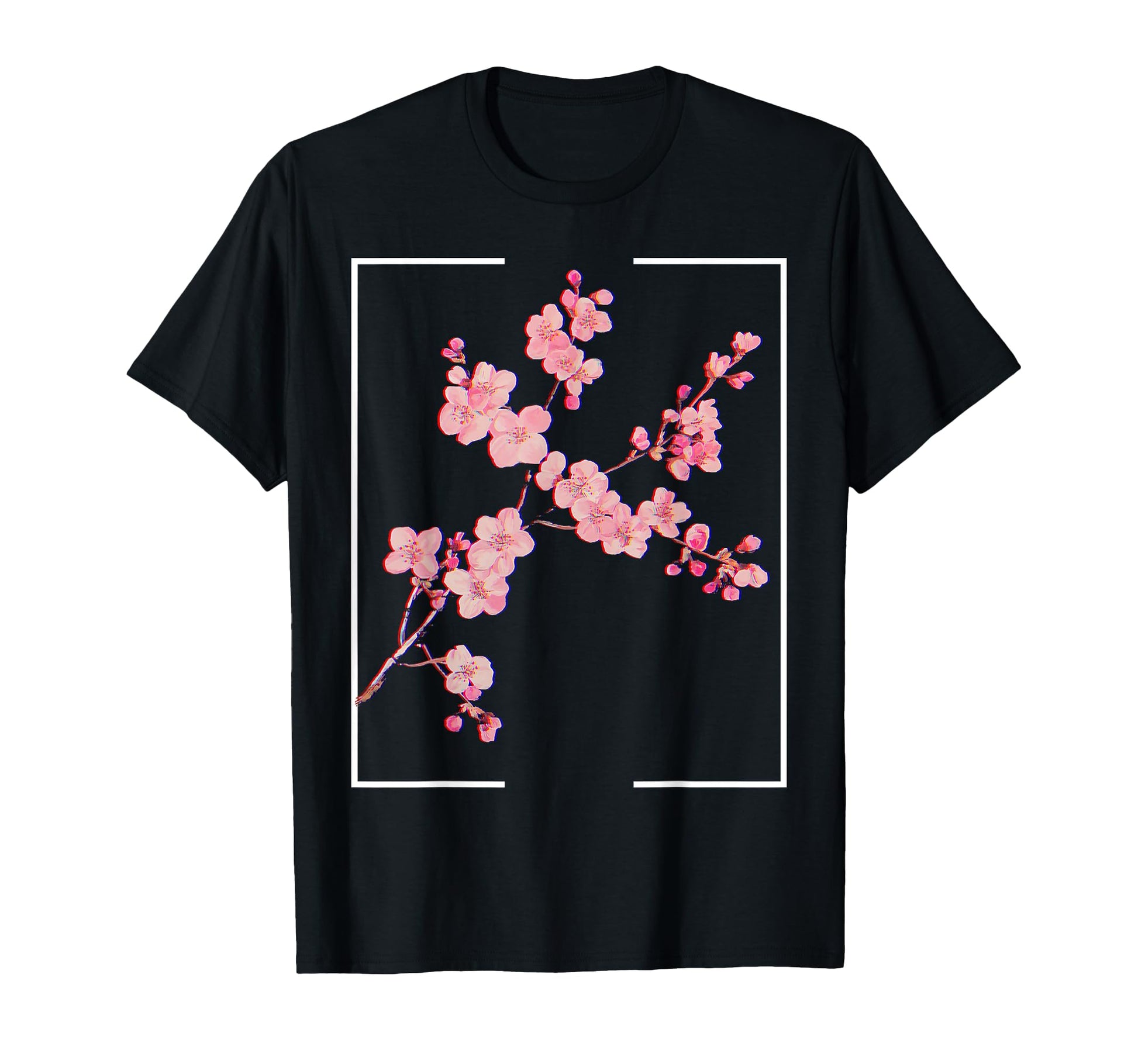 Cherry Blossom Japanese Aesthetic T-Shirt - Minimalist Print for Adults - T-Shirt, Sweatshirt, Hoodie
