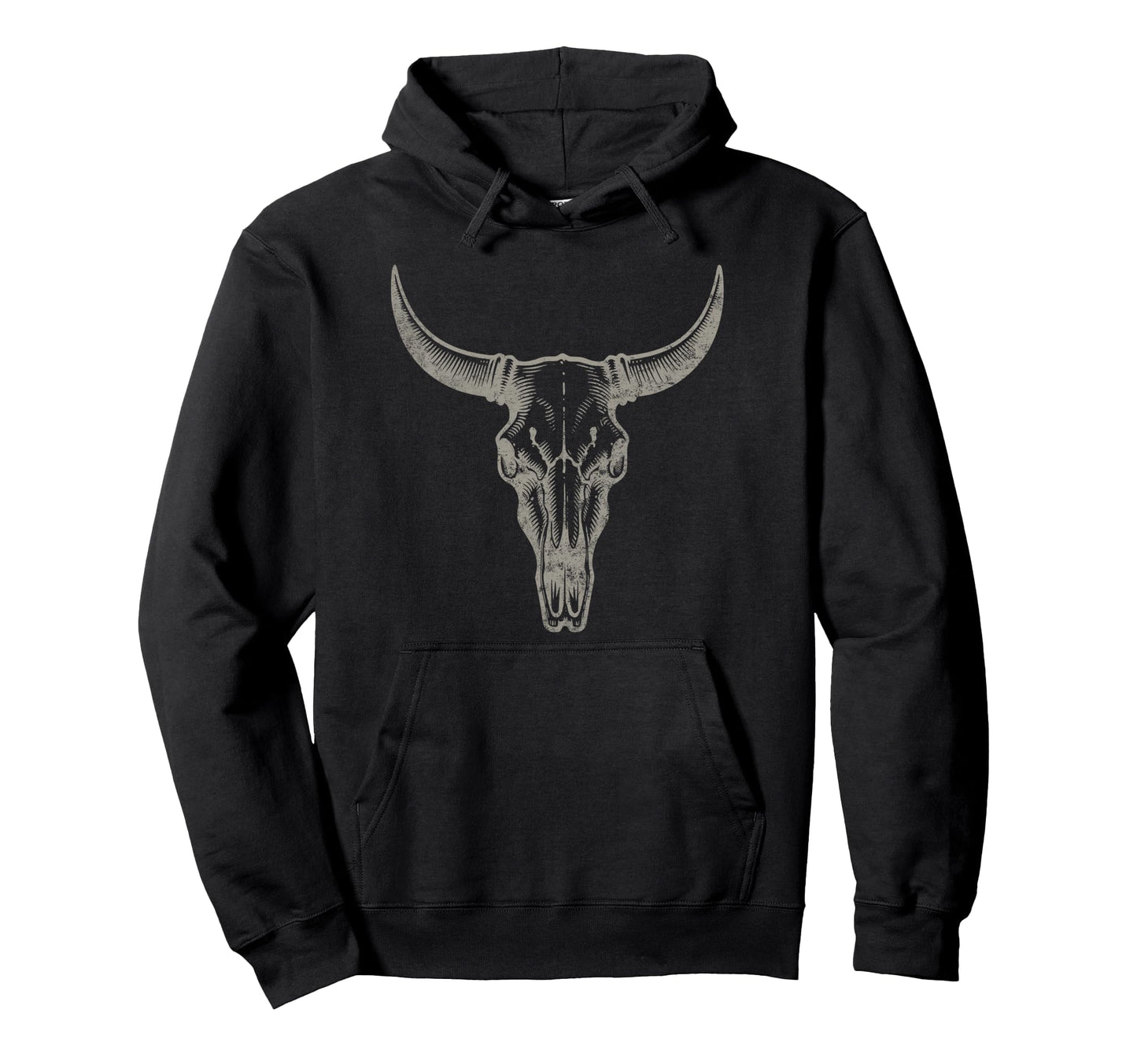 Cowgirl Cowboy Western Cow Skull Hoodie - Custom Art Print Men Women - T-Shirt, Sweatshirt, Hoodie