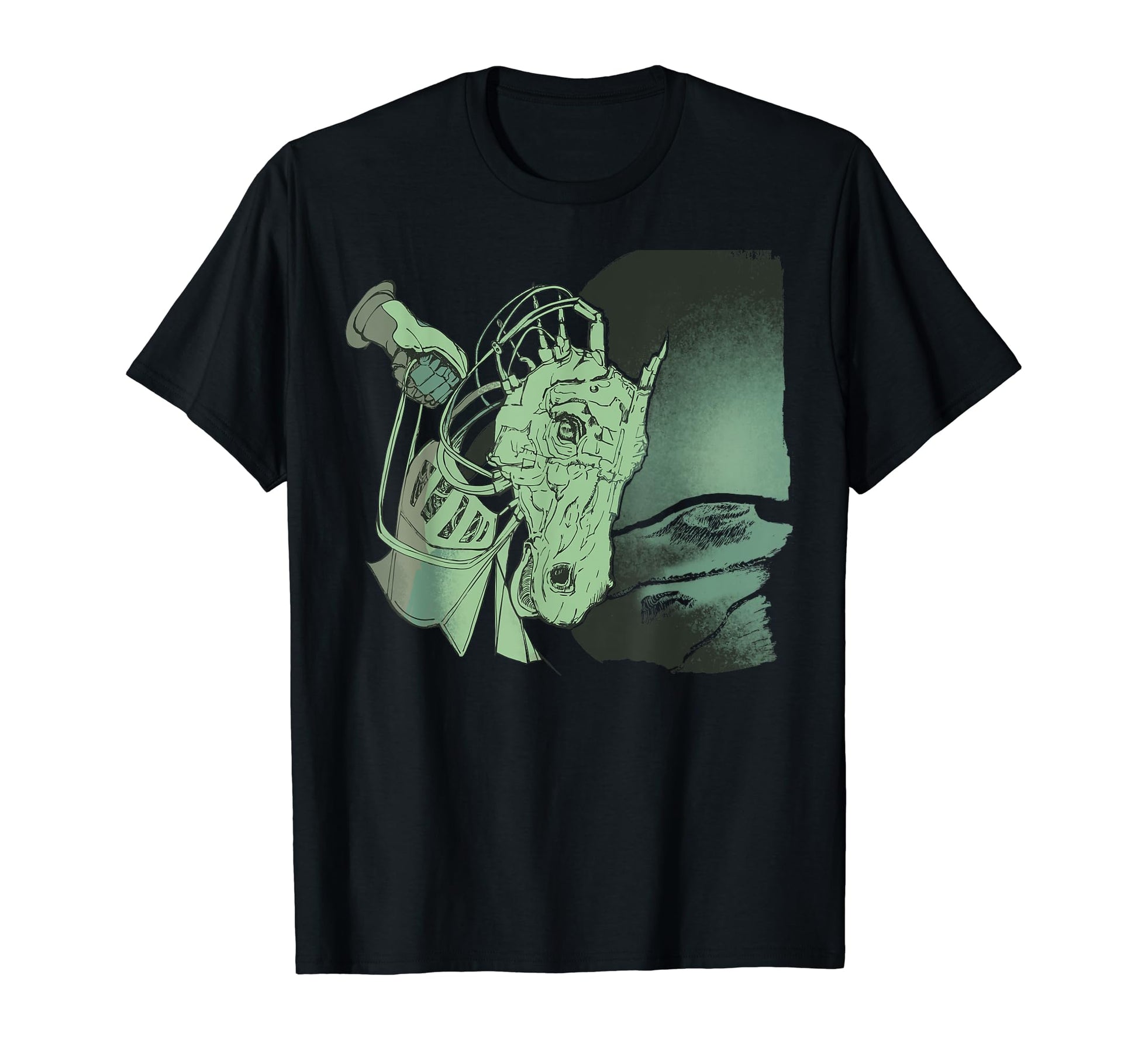 Synthwave 80S Anime Horse Science T-Shirt - Casual Everyday Wear Unisex - T-Shirt, Sweatshirt, Hoodie