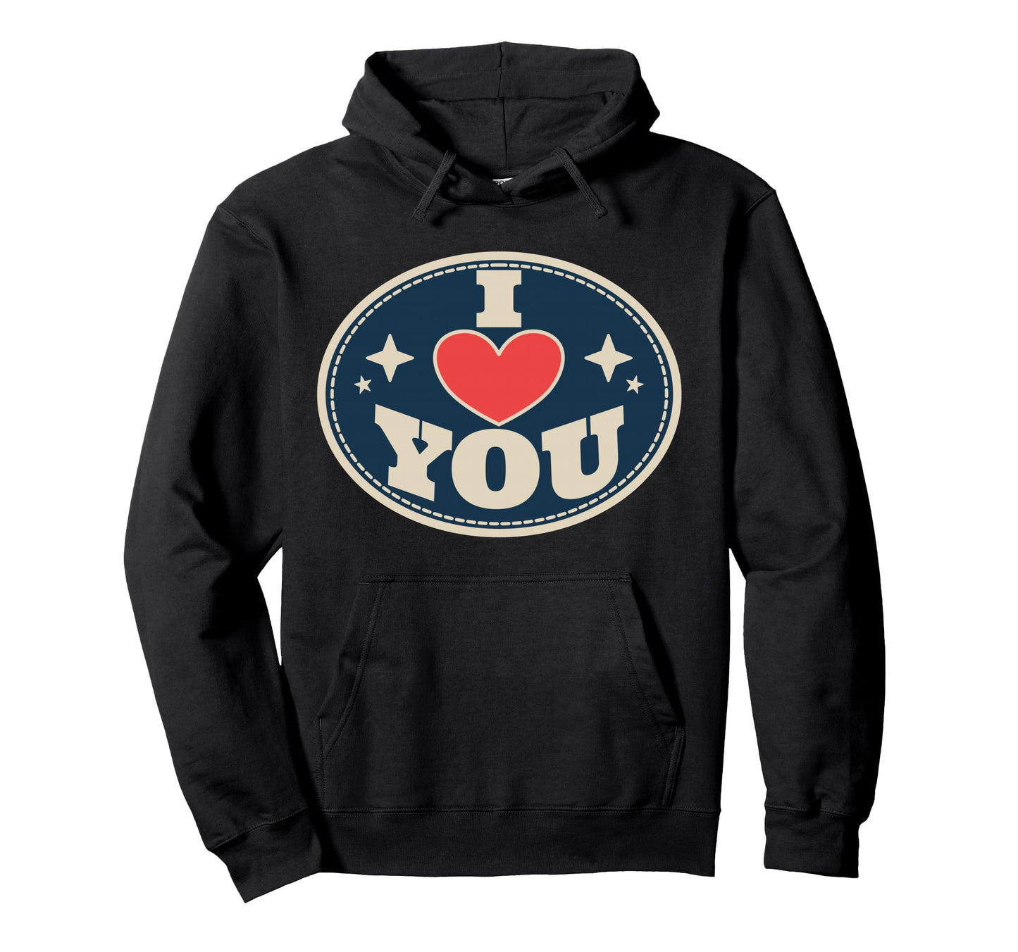 I Heart You Western Country Valentine Hoodie - Minimalist Print for Adults - T-Shirt, Sweatshirt, Hoodie