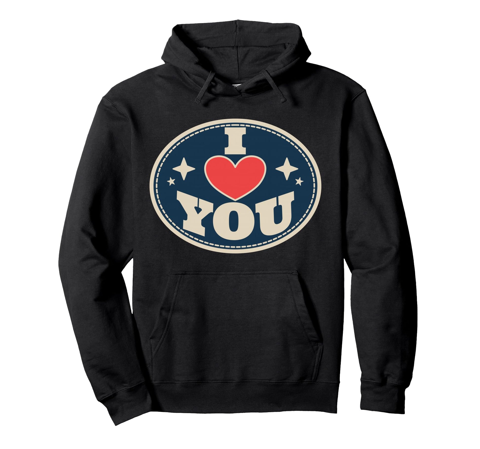 I Heart You Western Country Valentine Hoodie - Minimalist Print for Adults - T-Shirt, Sweatshirt, Hoodie