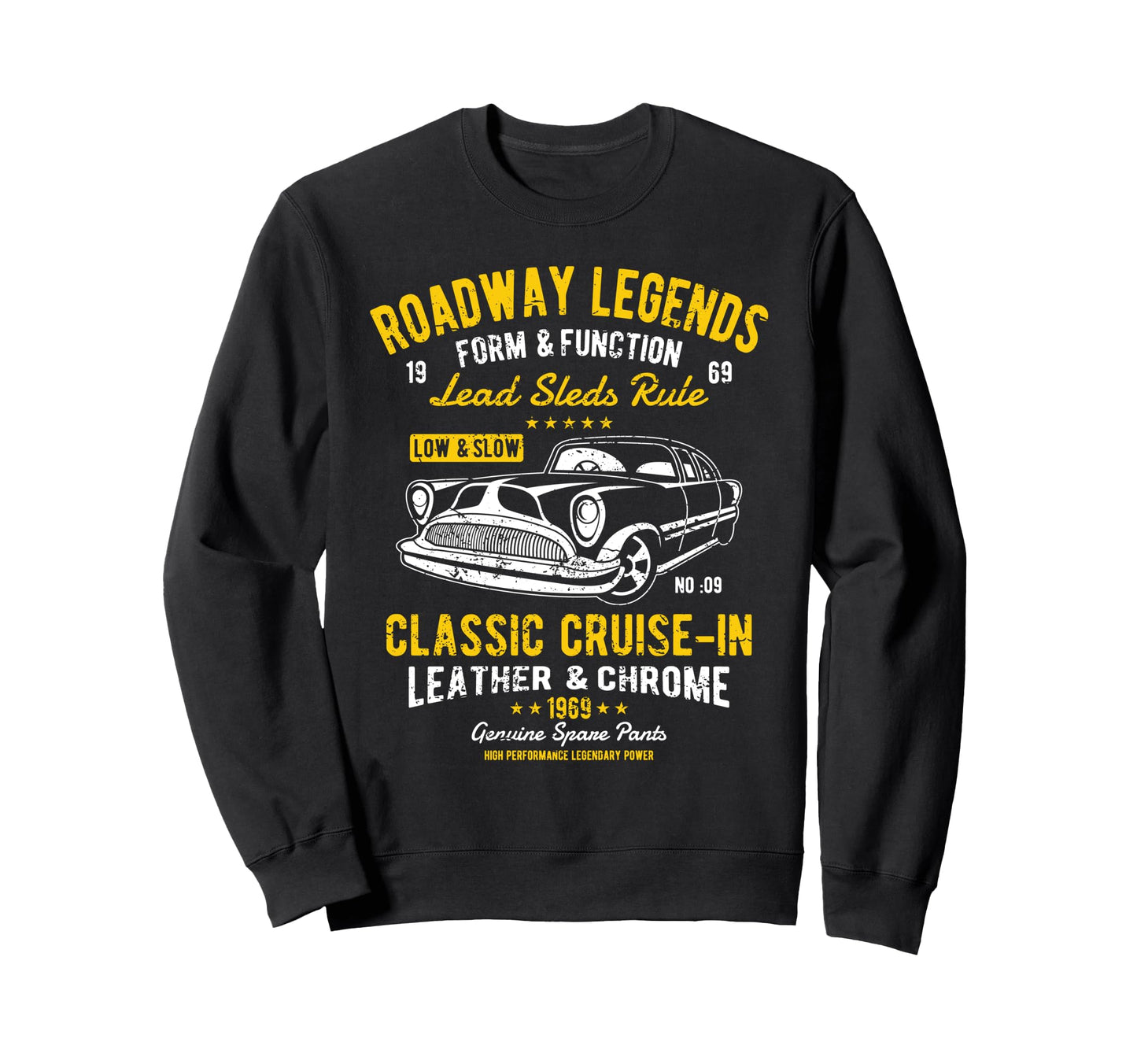 Automotive Nostalgia Car Cruise Sweatshirt - Novelty Apparel Unisex - T-Shirt, Sweatshirt, Hoodie